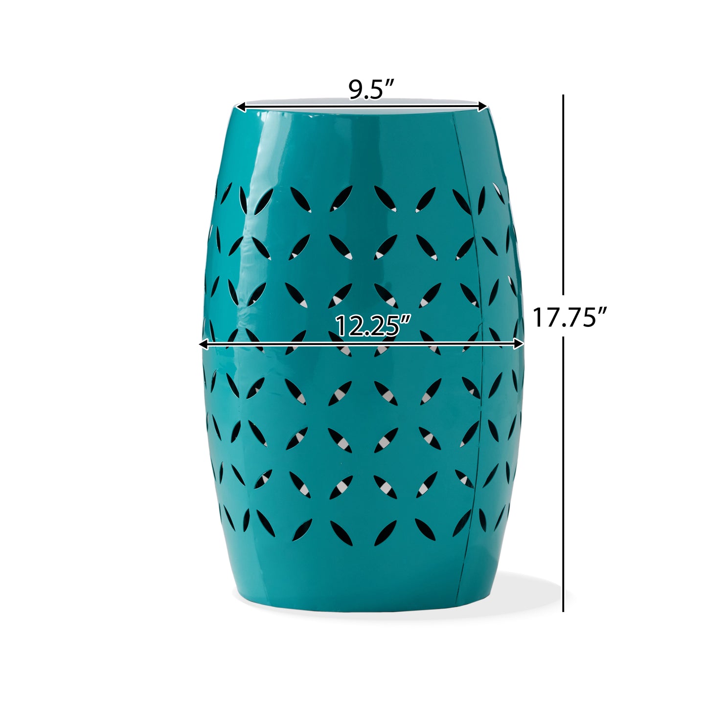LILAC 12" SIDE TABLE - TEAL