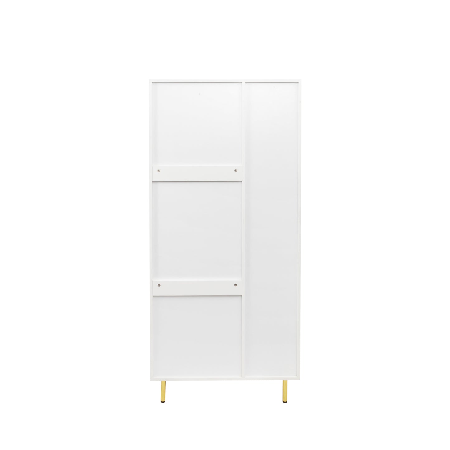 Armoire with 2 Doors with Handle for bedroom, White
