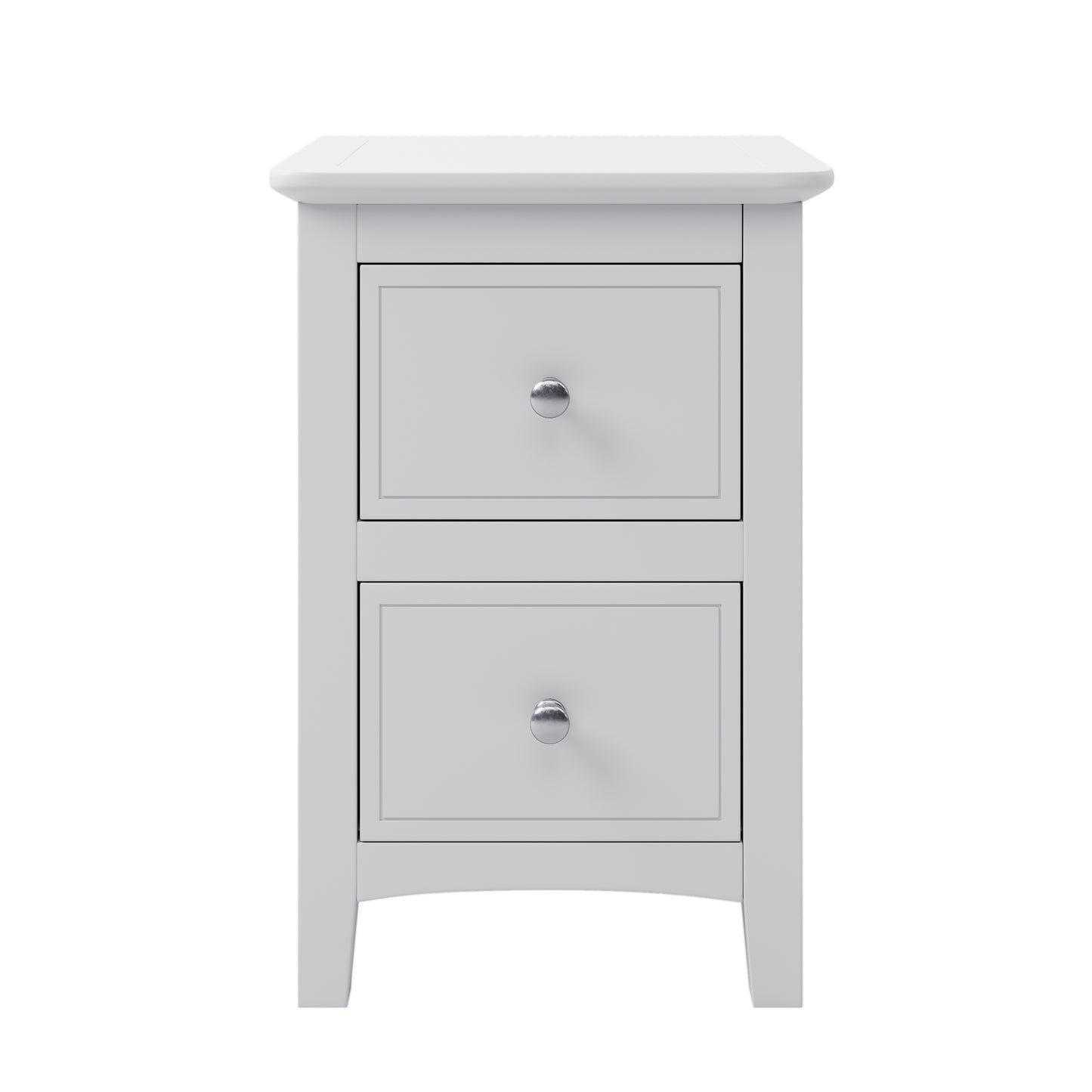 White Solid Wood 5 Pieces King Bedroom Sets(bed+nightstand*2+chest+dresser)