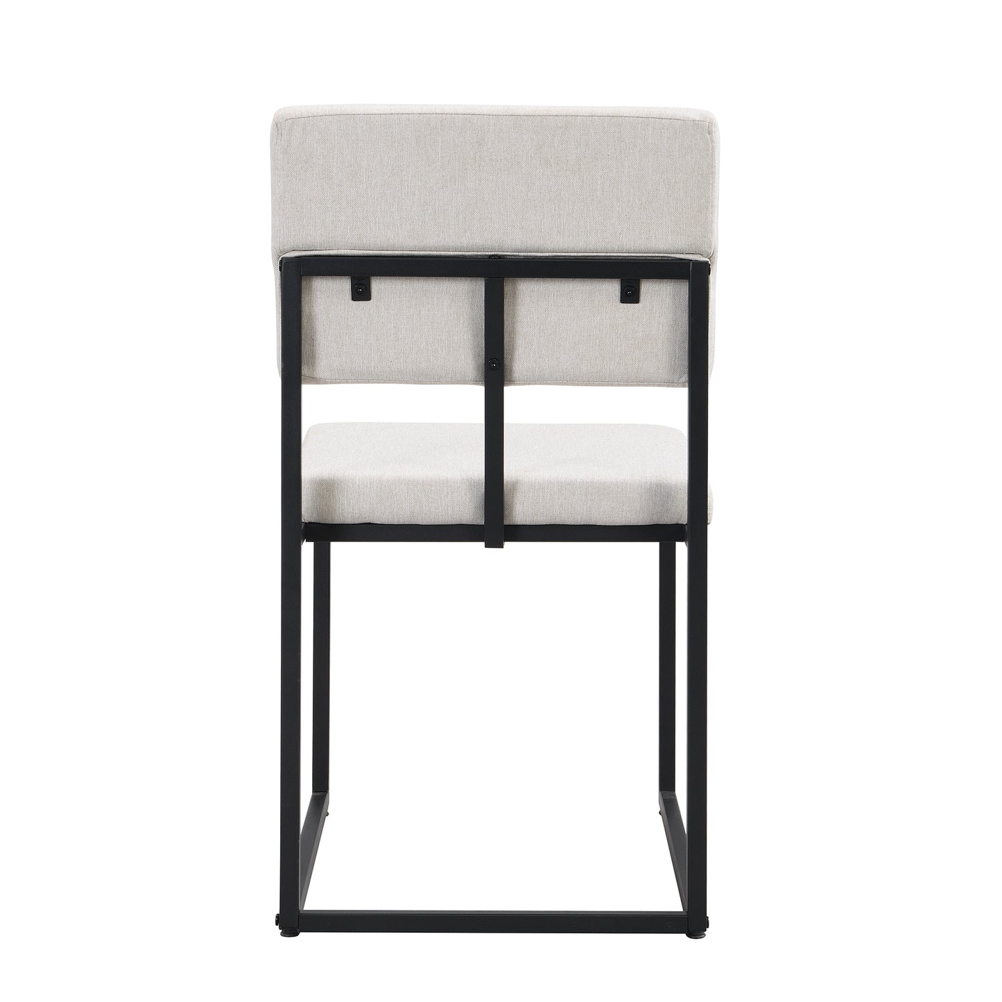 TOPMAX Modern Faux Marble 6-Piece Dining Table Set,60inch Metal Kitchen Table Set with Upholstered Dining Chairs and Bench, Black