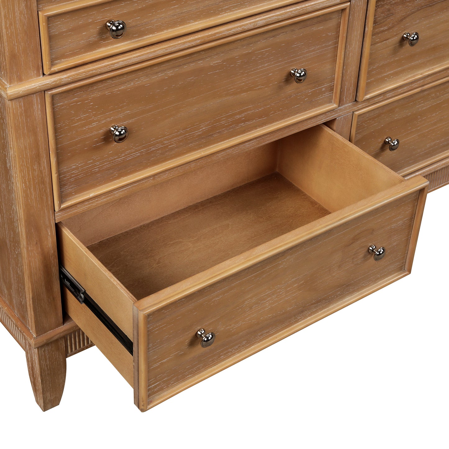 Hazel 6 Drawers Dresser Solid Wood