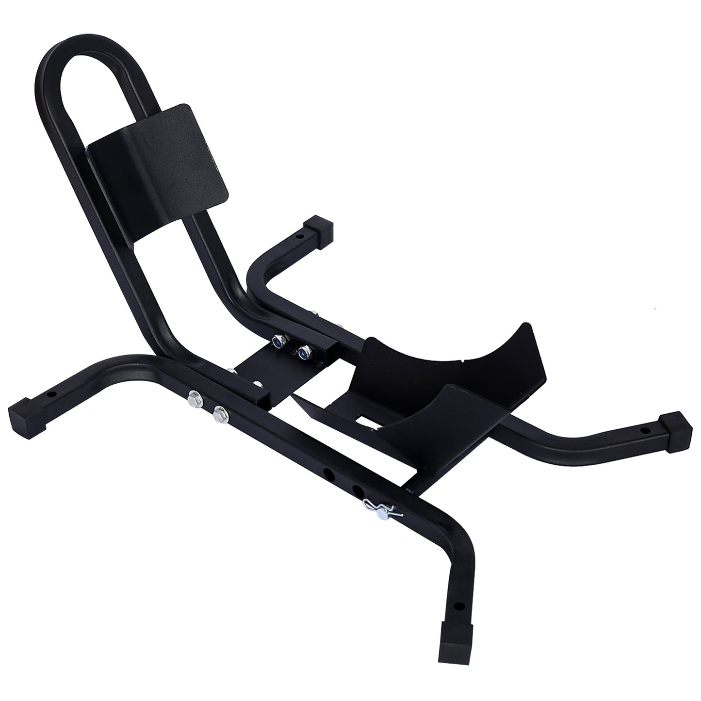 Motorcycle Front Tire Chock, 1200 lbs Heavy Duty Wheel Stand, Black Motorbike Front Chock for 17"-21" Wheels, High-Grade Steel Trailer Stand