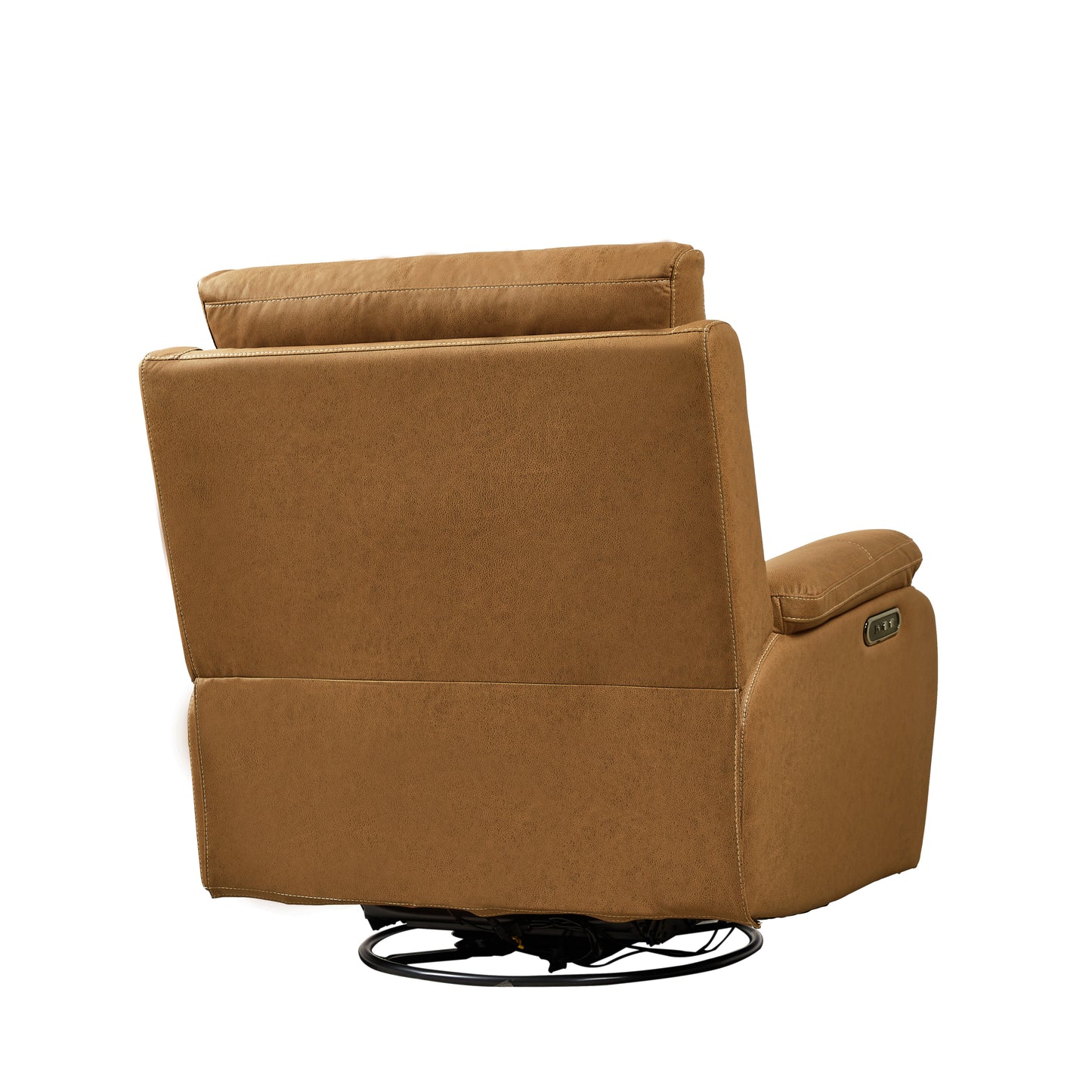 Liyasi Dual OKIN Motor Rocking and 240 Degree Swivel Single Sofa Seat recliner Chair Infinite Position ,Head rest with power function