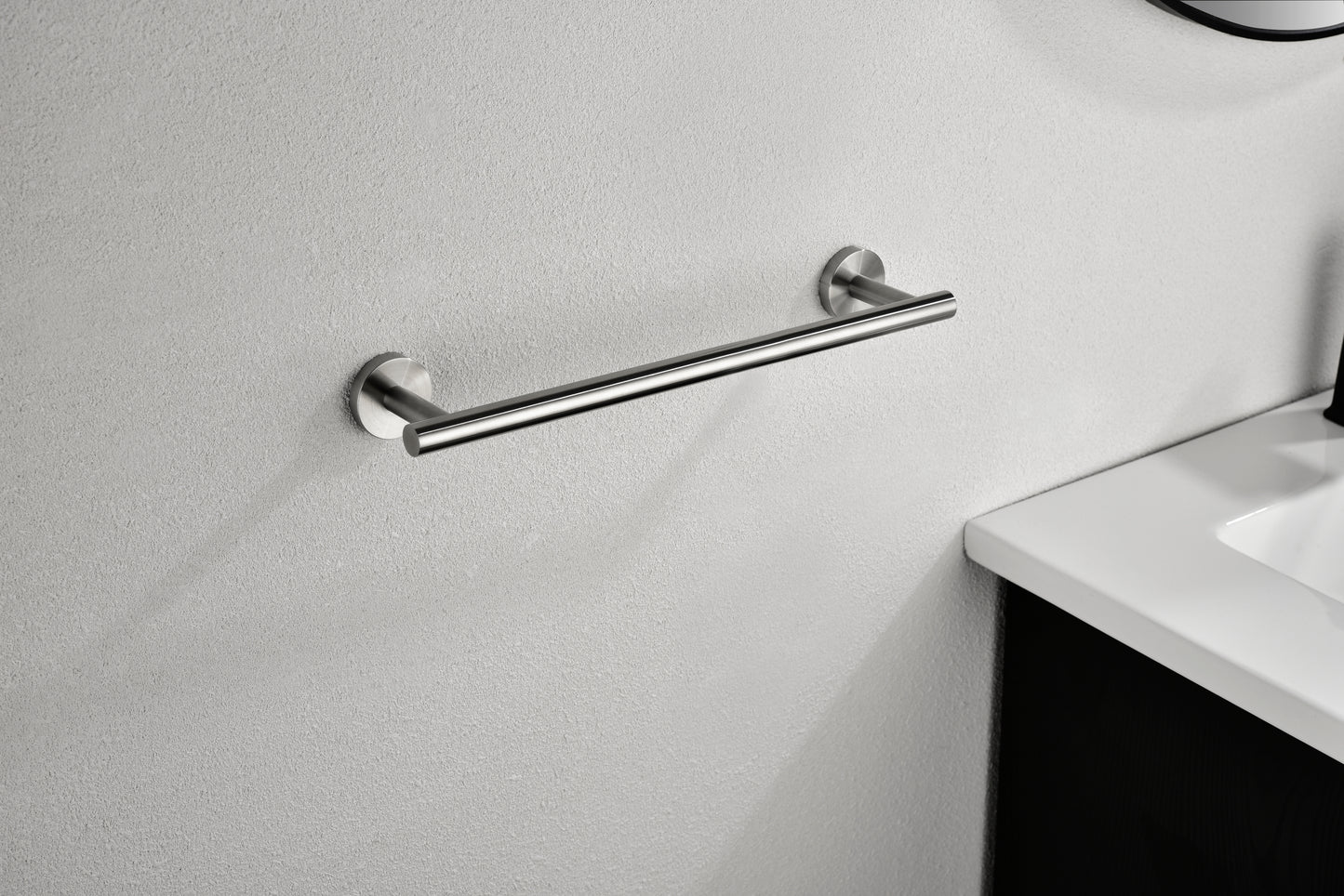 6 Piece Stainless Steel Bathroom Towel Rack Set Wall Mount On-Site