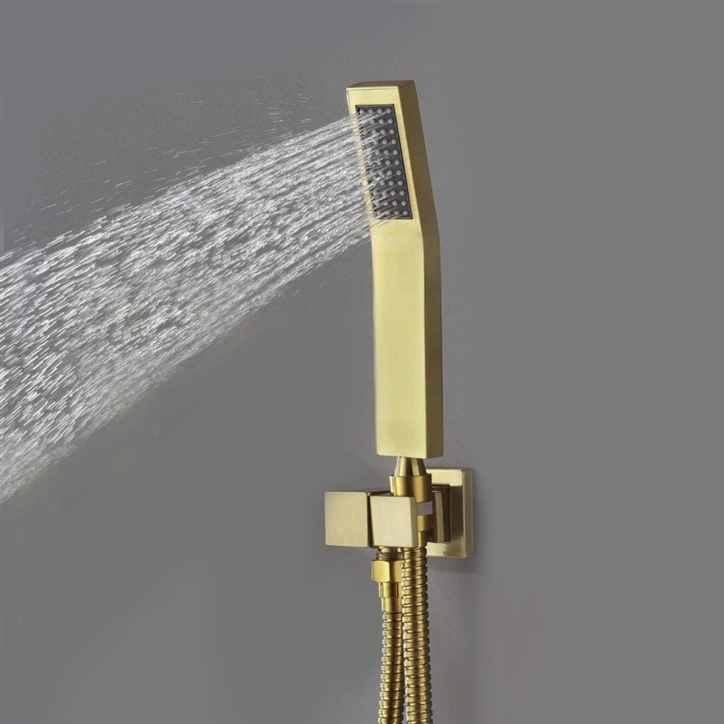 Ceiling Mounted Shower System Combo Set with Handheld and 10"Shower head
