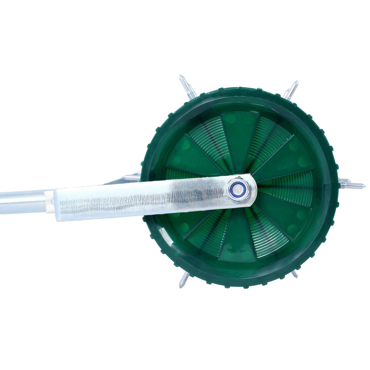 Spike Lawn Aerator, Heavy Duty Rolling Lawn Aerator, Garden Yard Rotary Push Lawn Aeration with Steel Handle