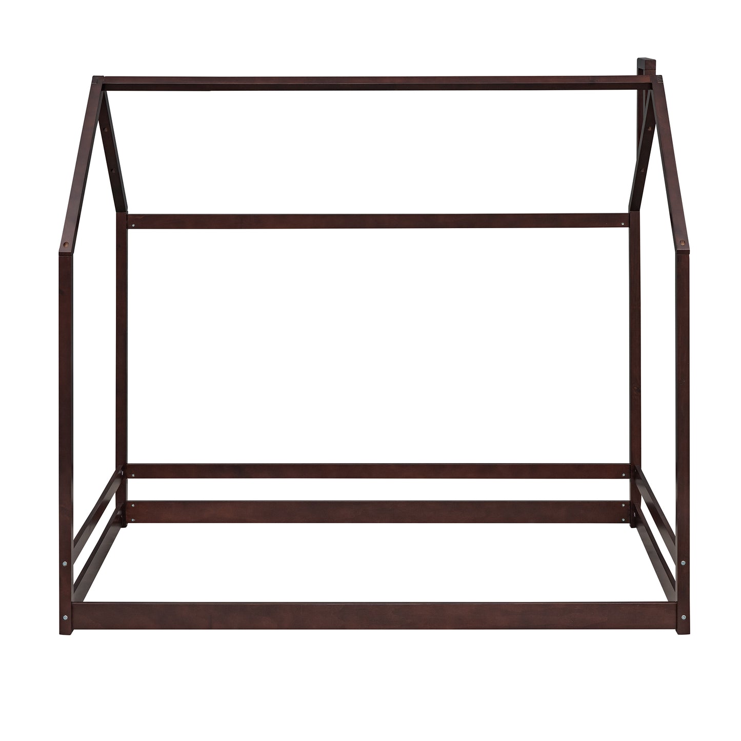 Twin Size House Bed Wood Bed, Espresso(OLD SKU:WF281435AAP)