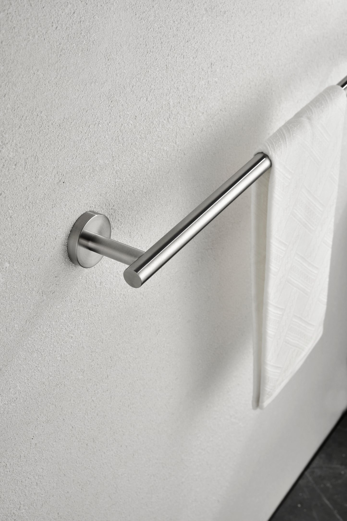 6 Piece Stainless Steel Bathroom Towel Rack Set Wall Mount On-Site
