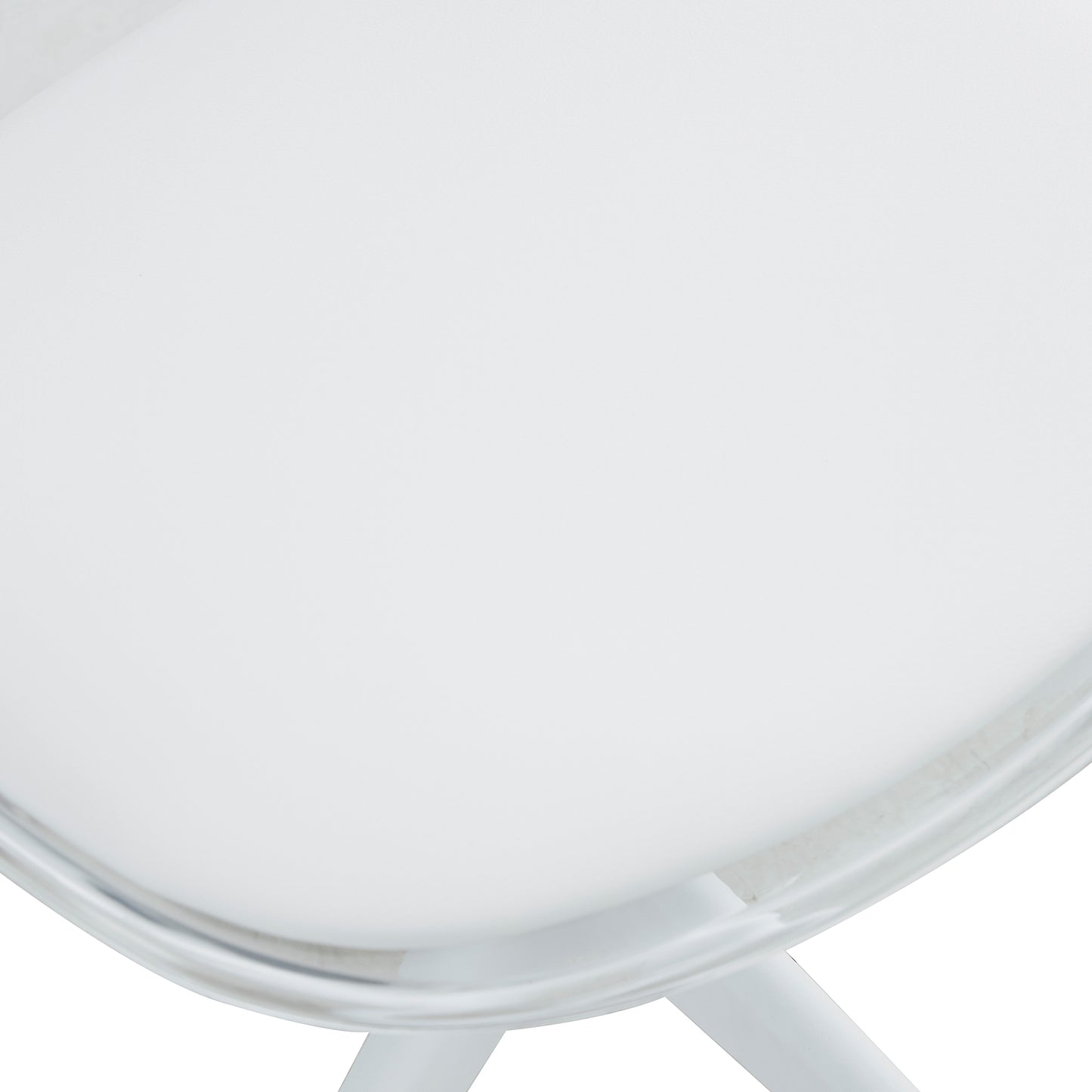 Modern Home Office Desk Chairs, Adjustable 360 °Swivel Chair Engineering Plastic Armless Swivel Computer Chair With Wheels for Living Room, Bed Room Office Hotel Dining Room and Transparent Color