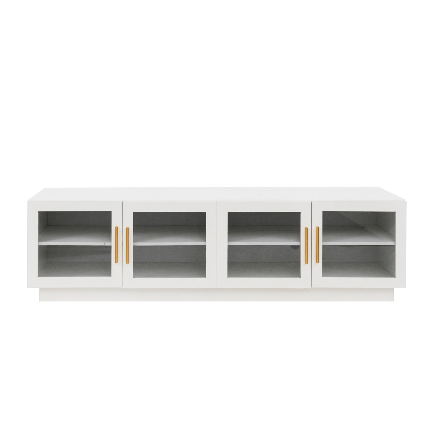 70.87" TV Stand , Modern TV Cabinet & Entertainment Center with Shelves, Wood Storage Cabinet for Living Room or Bedroom