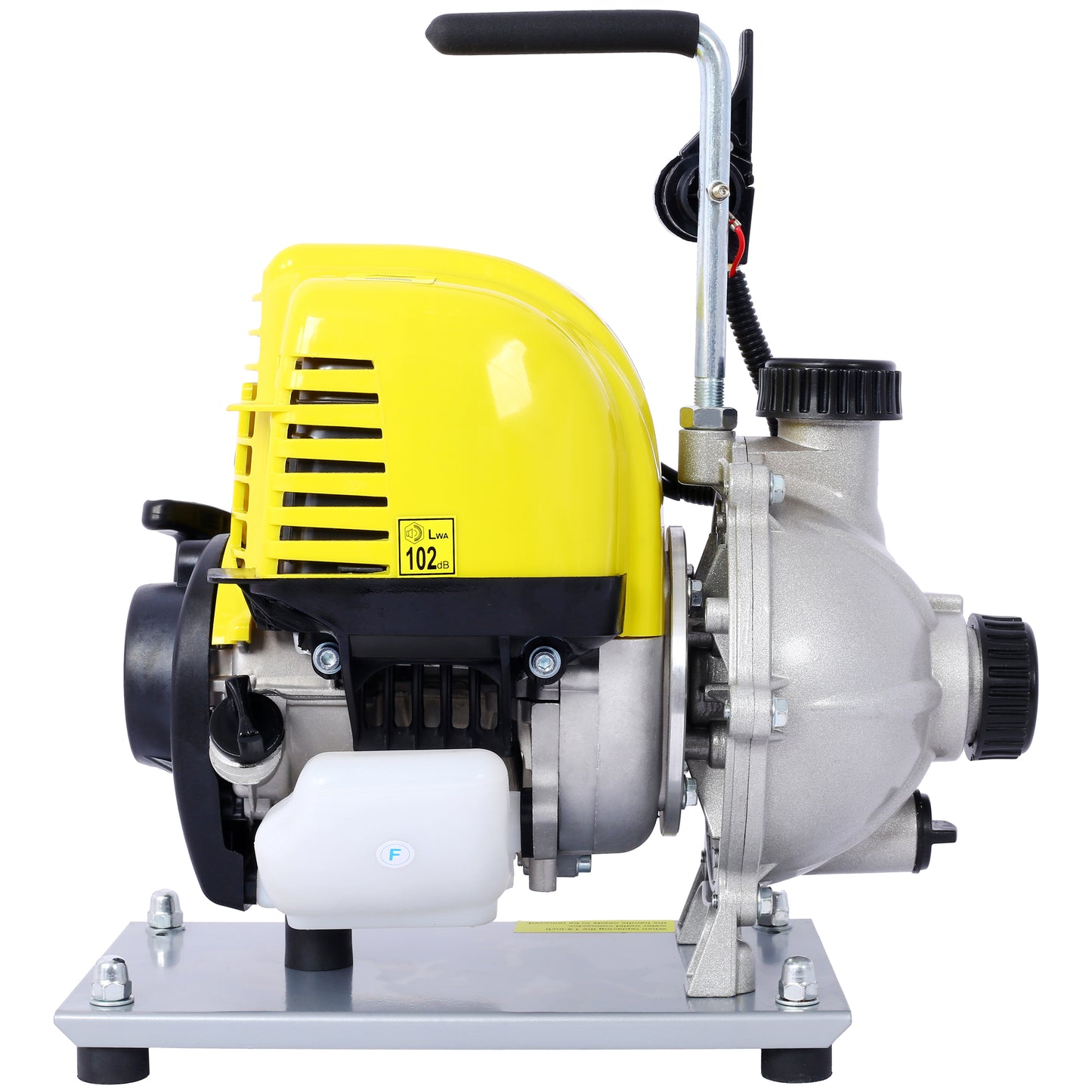 38CC 4 Stroke Gasoline Water Pump 1.5Inch Portable Gas Powered Transfer Pump Commercial Engine Water Pump for Flood Landscaping or Gardening Irrigation 8500r/min,10FT x 1"Suction 1.5" lay flat hose