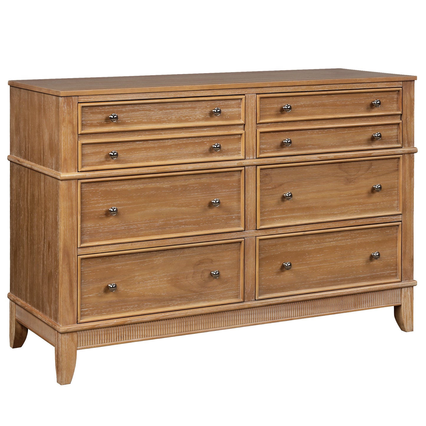 Hazel 6 Drawers Dresser Solid Wood
