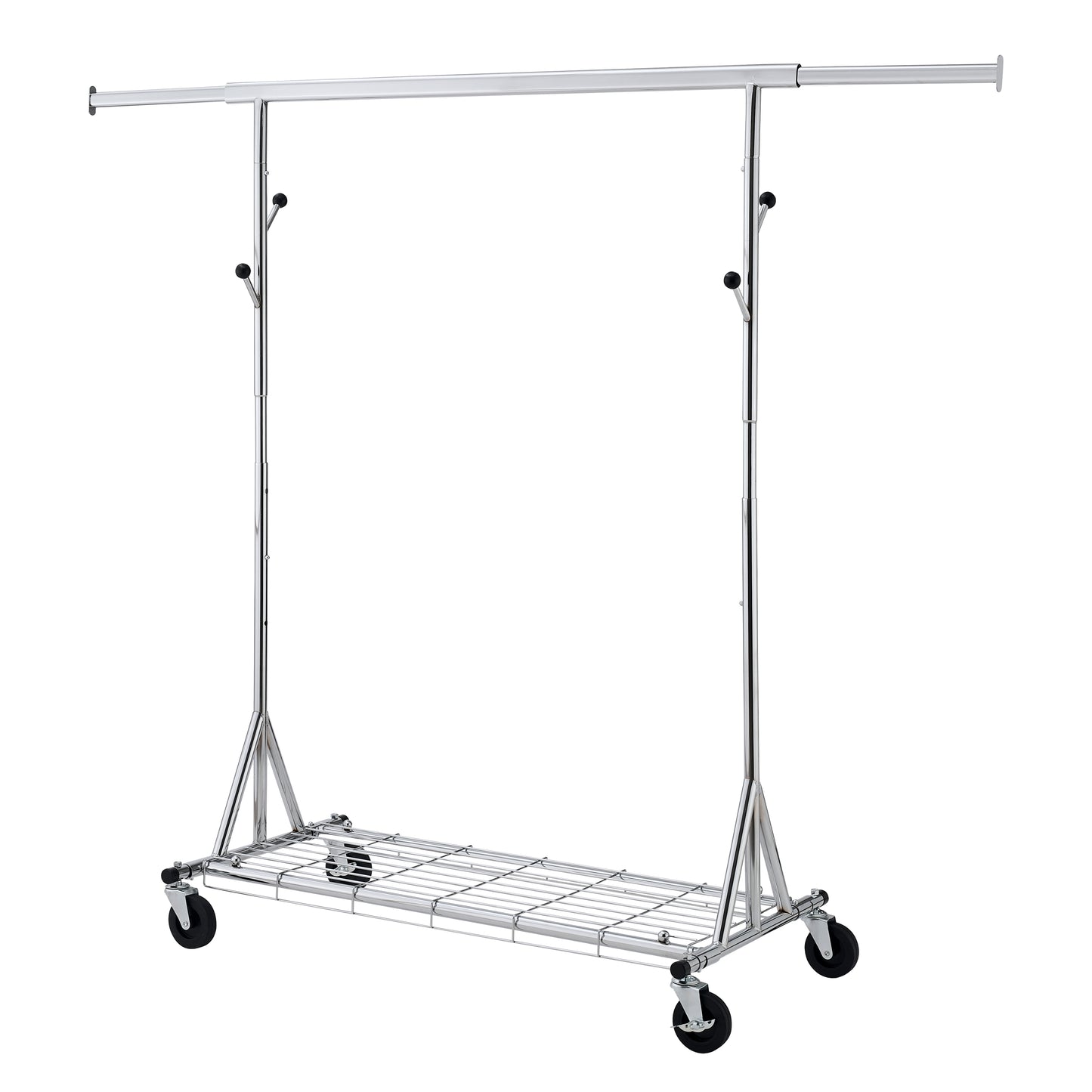 Clothes Rack Heavy Duty Clothing Rack 600LBS Rolling Clothes Racks for Hanging Clothes, Commercial Garment Rack Heavy Duty Clothes Rack Collapsible & Portable Clothing Rack with Wheels