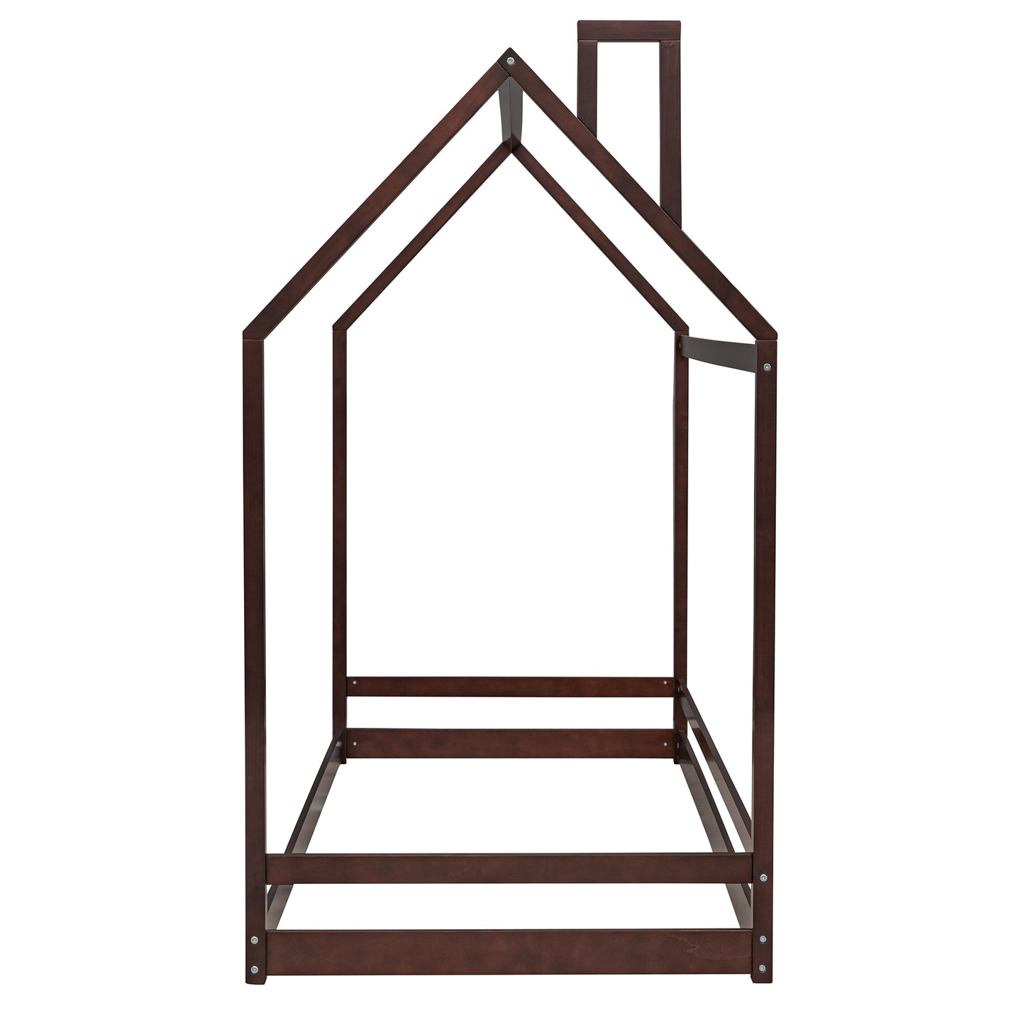 Twin Size House Bed Wood Bed, Espresso(OLD SKU:WF281435AAP)