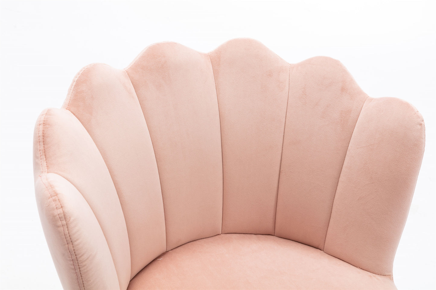 COOLMORE Swivel Shell Chair for Living Room/Bed Room, Modern Leisure office Chair Pink