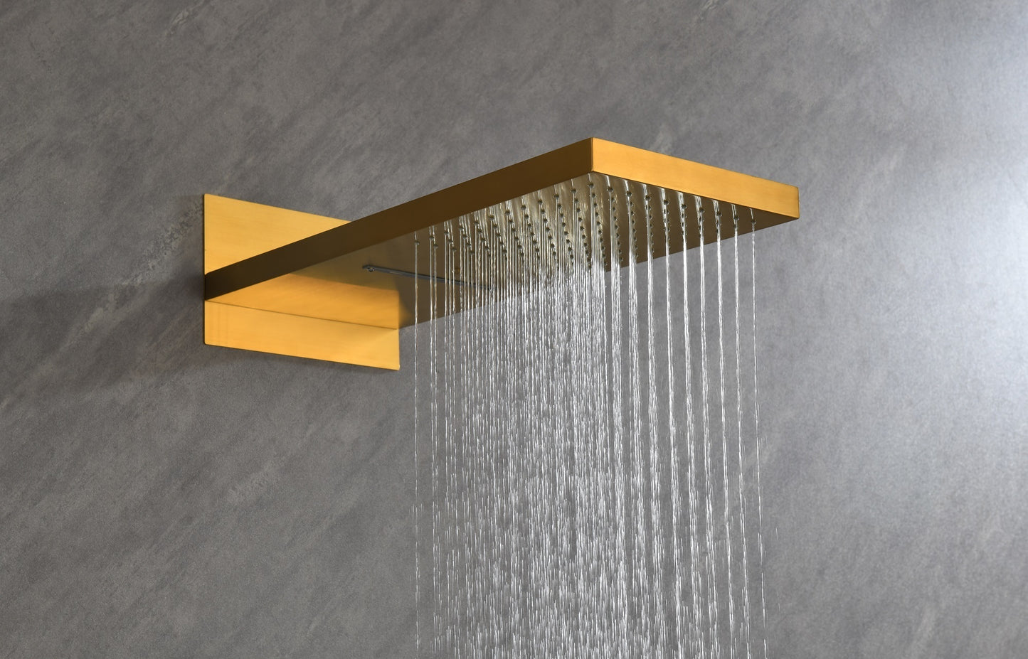 Shower System,Waterfall Rainfall Shower Head with Handheld, Shower Faucet Set for Bathroom Wall Mounted