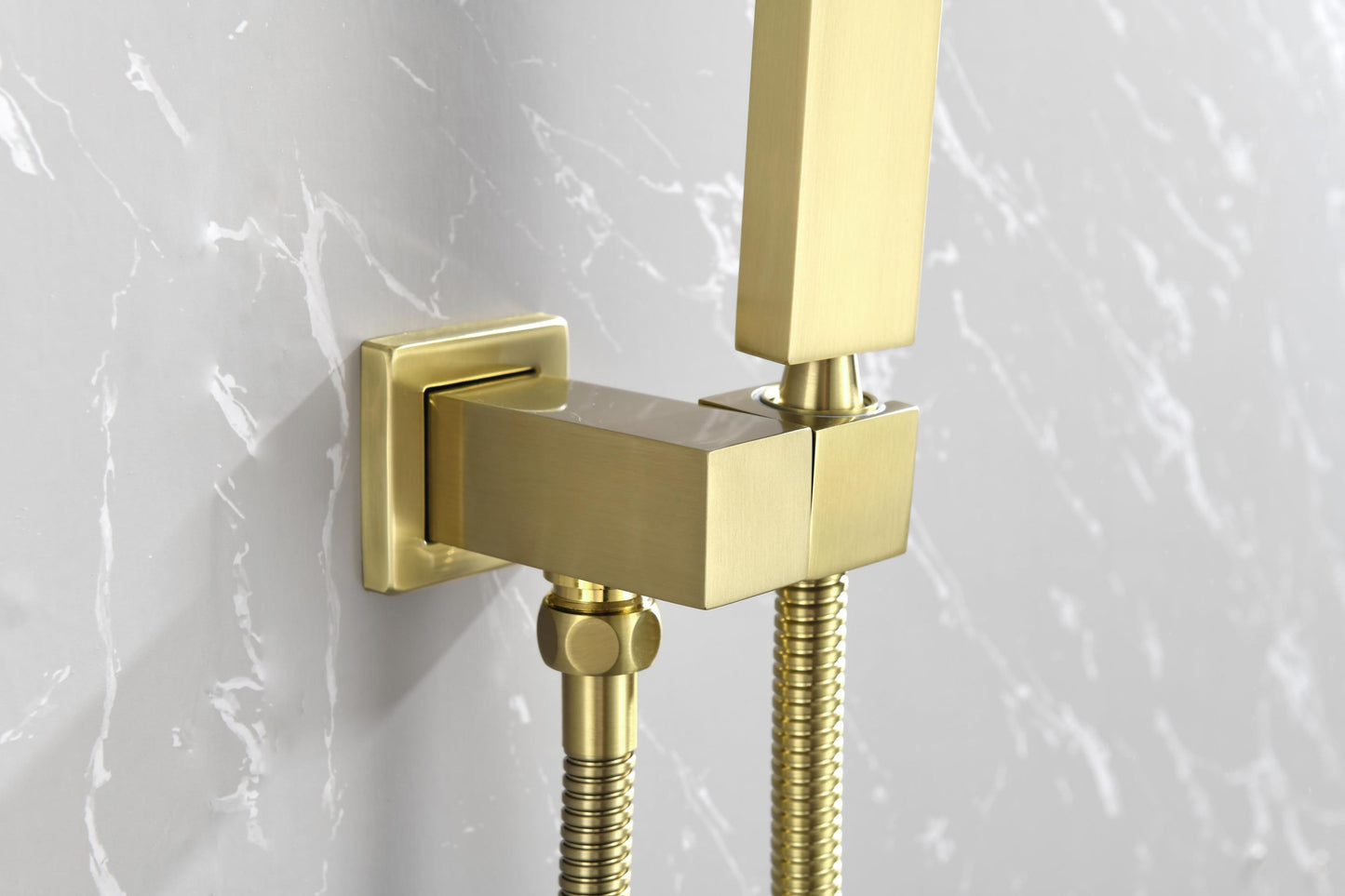 Ceiling Mounted Shower System Combo Set with Handheld and 10"Shower head