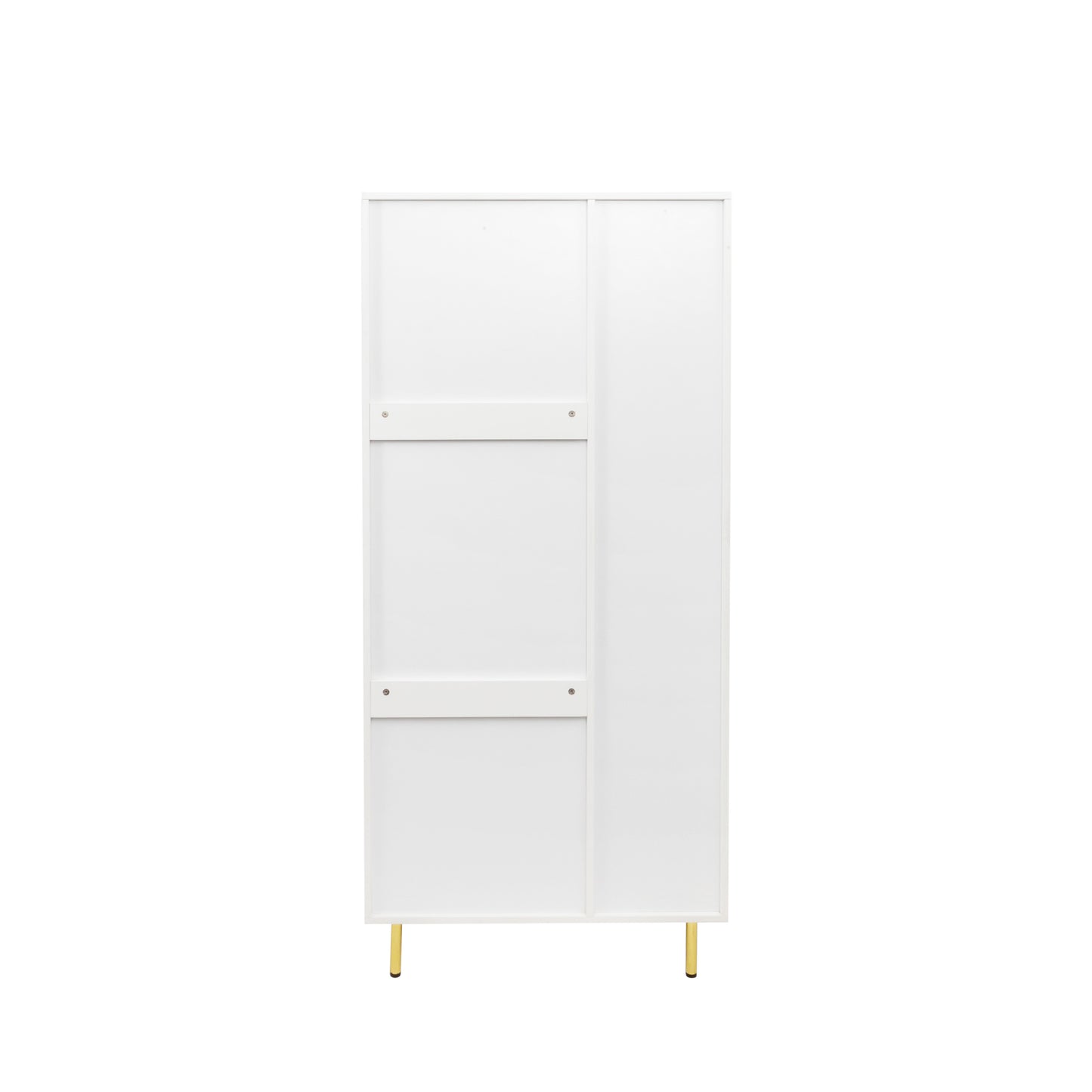 Armoire with 2 Doors with Handle for bedroom, White