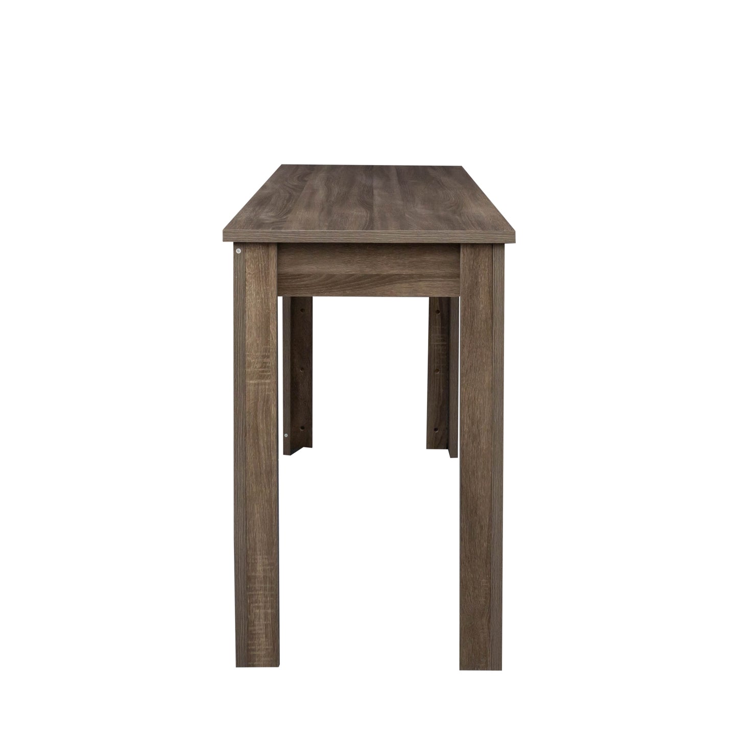 Kitchen Bar Table with Storage Shelves