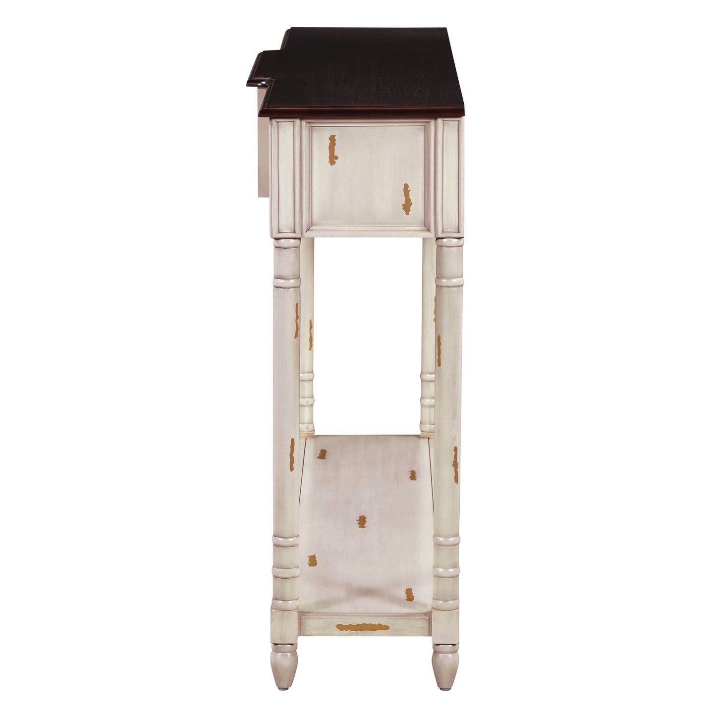 TREXM Console Table Sofa Table with Drawers for Entryway with Projecting Drawers and Long Shelf (Beige, OLD SKU: WF189574AAD)