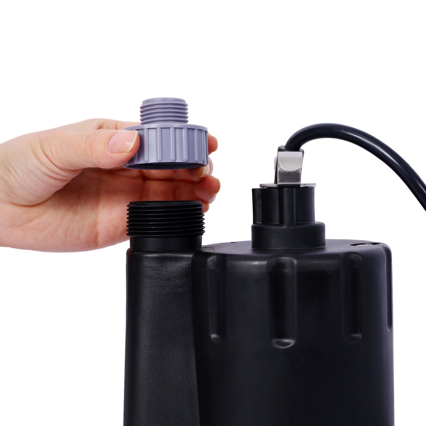 Submersible Water Pump, 1/3HP 2500GPH Thermoplastic Utility Pump Portable Electric Water Pump Sump Pump, With 10 Feet Power Cord.