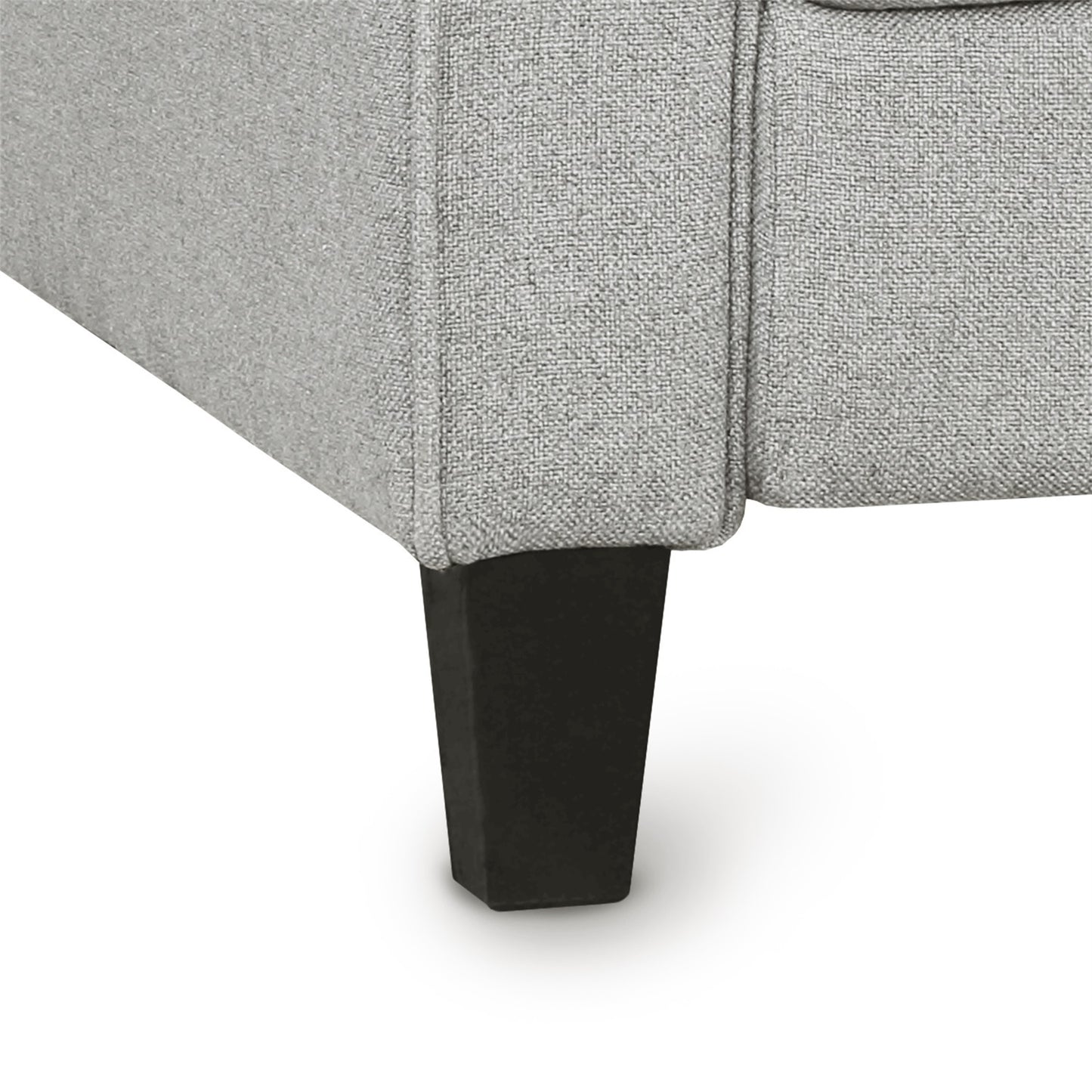 Living Room Furniture Armrest Single Sofa and Loveseat Sofa (Light Gray)