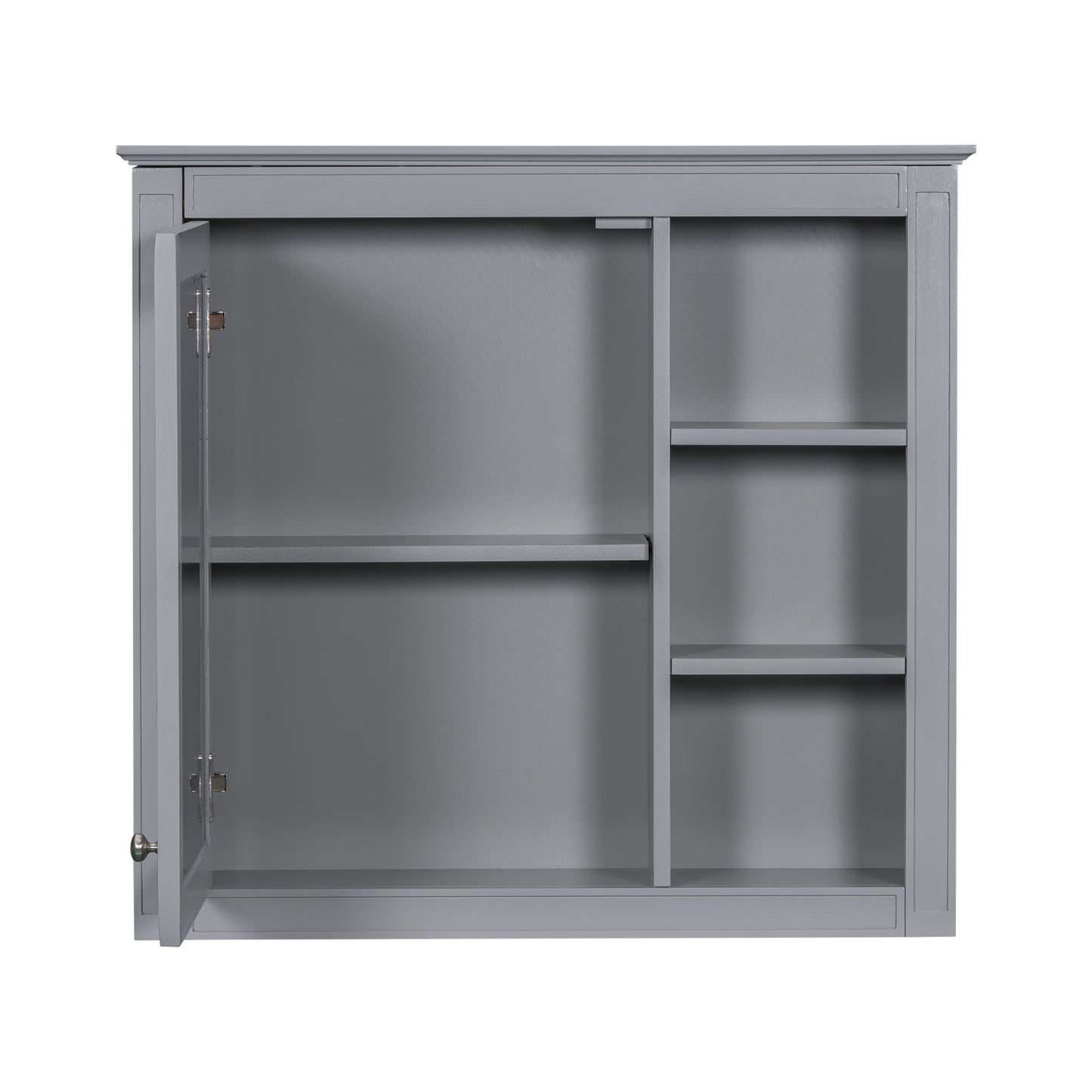30'' Bathroom Vanity with Top Sink, Modern Bathroom Storage Cabinet with 2 Drawers and a Tip-out Drawer, Freestanding Vanity Set with Mirror Cabinet, Single Sink Bathroom Vanity