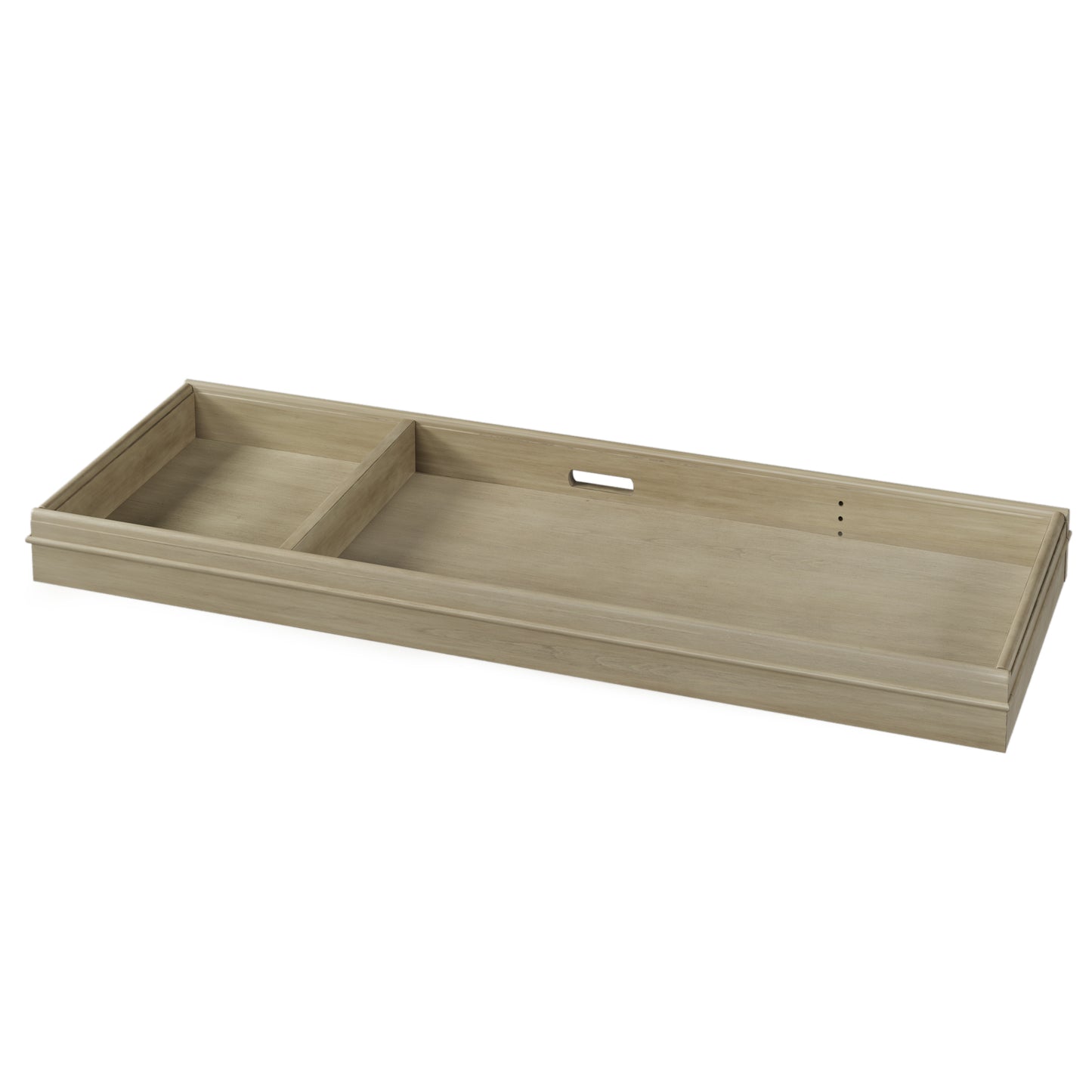 Changing Topper, Removable Changing Tray, Stone Gray