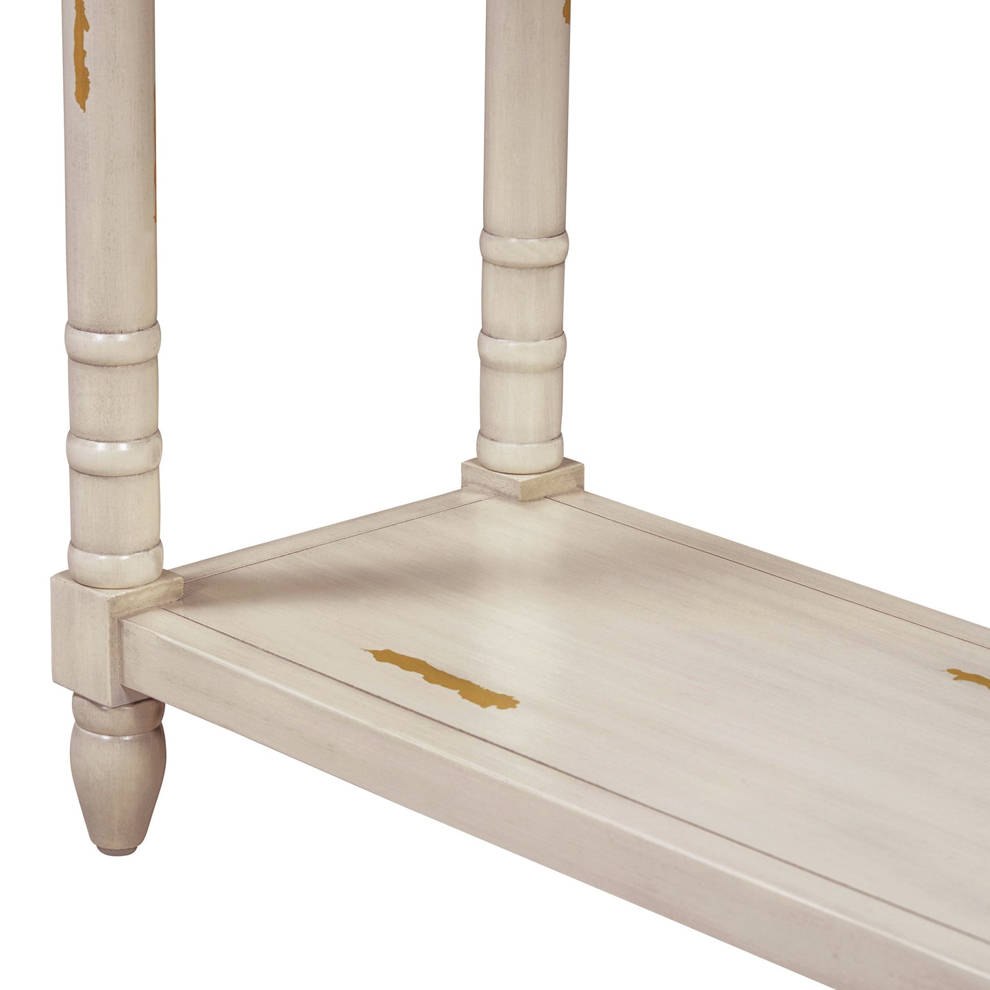 TREXM Console Table Sofa Table with Drawers for Entryway with Projecting Drawers and Long Shelf (Beige, OLD SKU: WF189574AAD)