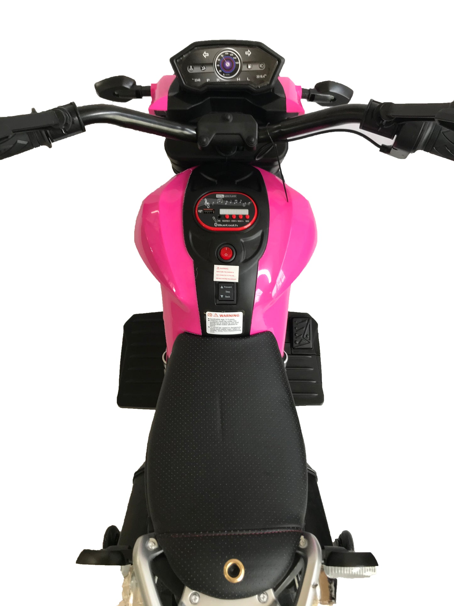 Electric Motorcycle for Kids, kids ride on motorcycle, Tamco 12V Electric Dirt Bike with Training Wheels, Hand Racing Foot Brake,PU seat, Ride on Motorcycle for 3~6 years Boys Girls gift