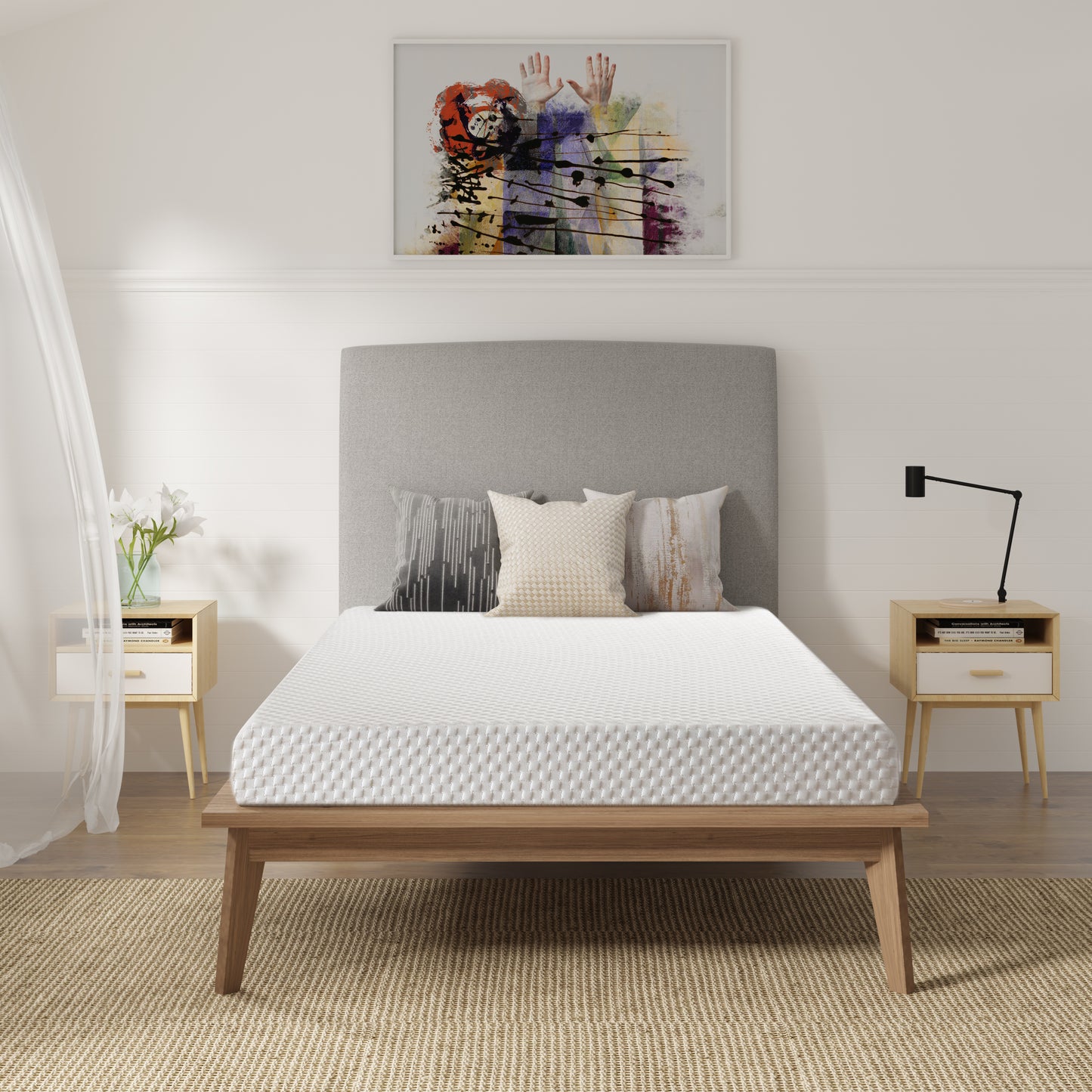 6 Inches Gel Memory Foam Mattress Made in US(King)