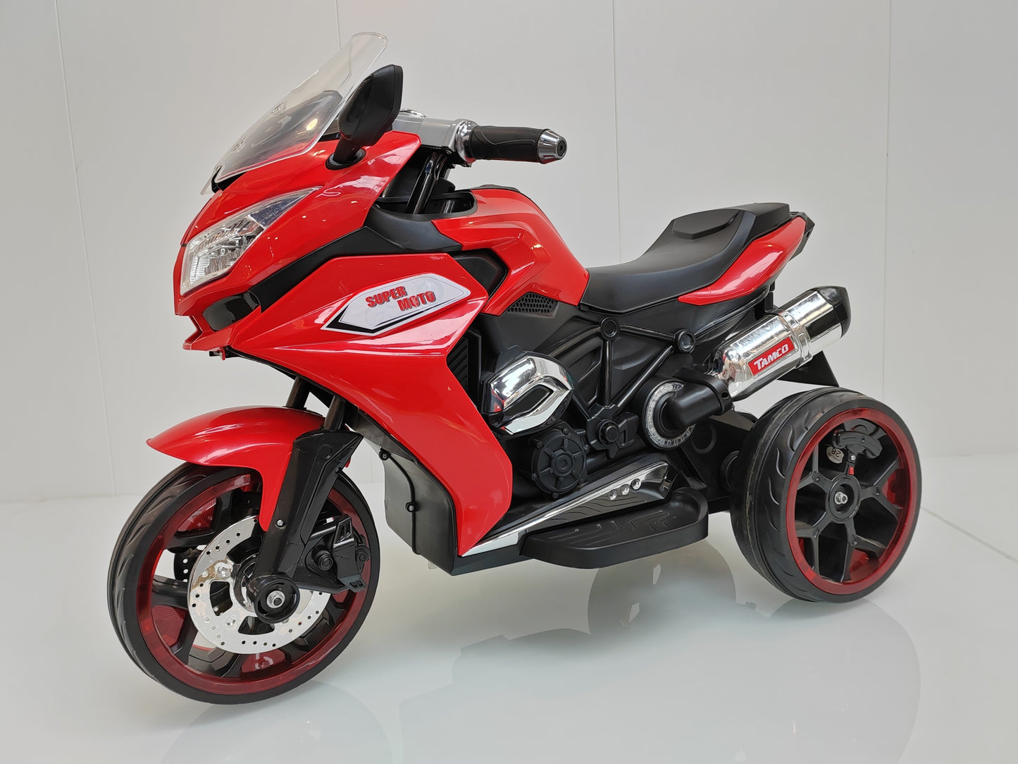 TAMCO 12V Kids Electric motorcycle ,ride on motorcycle,Three lighting wheels Kids electric toys BoysGirls Motorcycle, Children Battery Motor Bikes Rechargeable 3 Wheels Ride on  Electric Motorcycle
