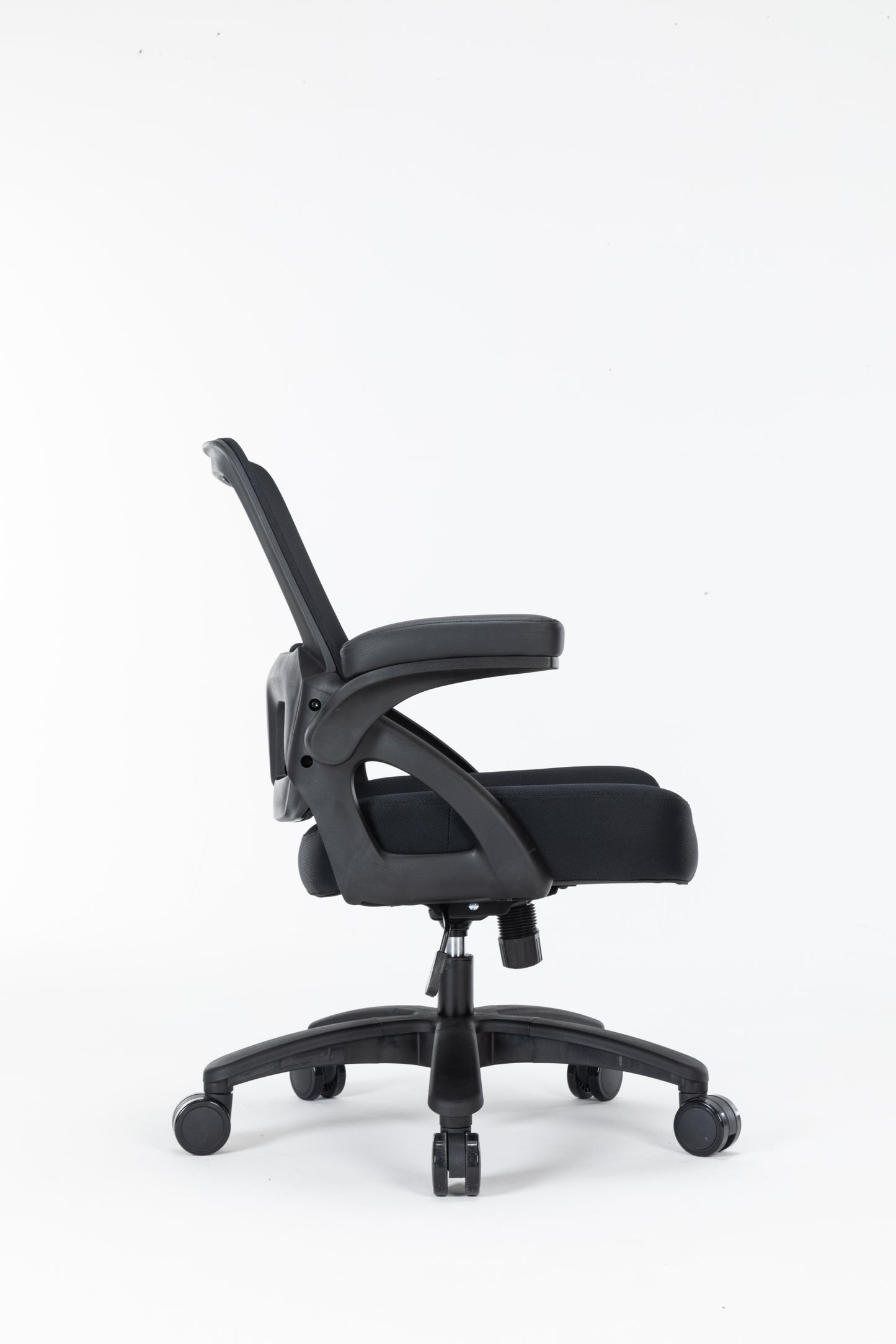 Big and Tall Office Chair 400lbs with Flip-up Arms, Mesh Ergonomic Heavy Duty Computer Chair Desk Chair Wide Seat, Executive Swivel Task Rolling Chairs for Heavy People