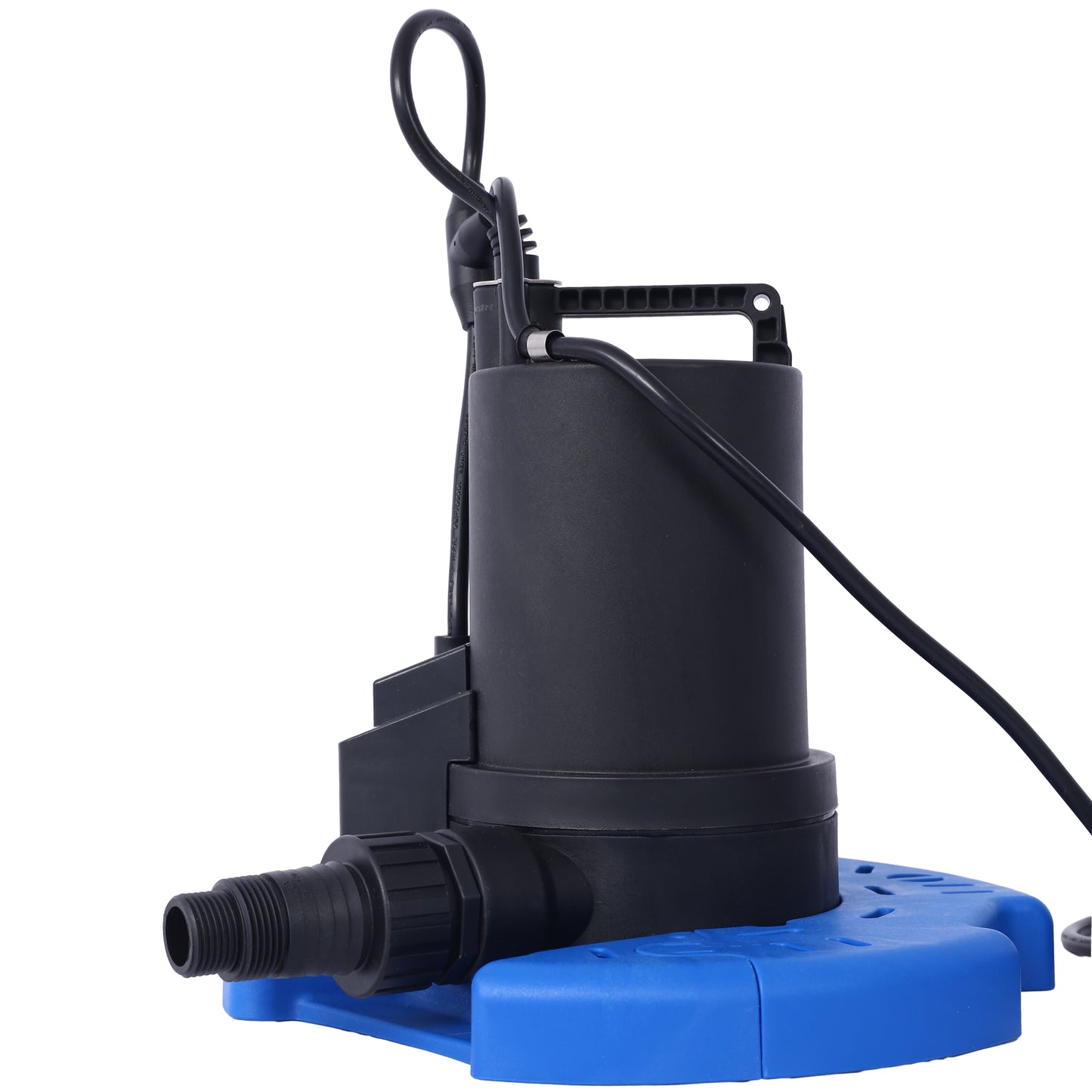 1/3 HP Automatic Swimming Pool Cover Pump 120 V Submersible with 3/4 Check Valve Adapter 2500 GPH Water Removal for Pool, Hot Tubs, Rooftops, Water Beds and more