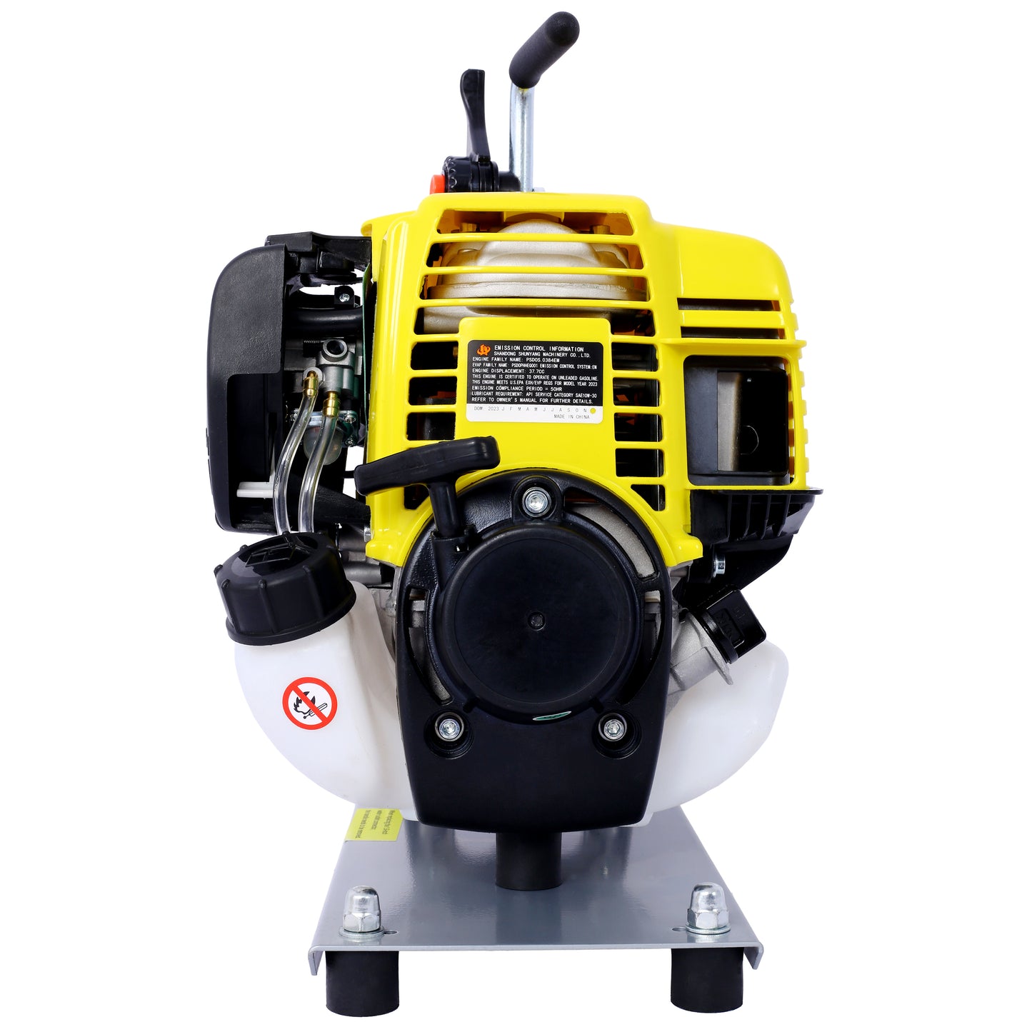 38CC 4 Stroke Gasoline Water Pump 1.5Inch Portable Gas Powered Transfer Pump Commercial Engine Water Pump for Flood Landscaping or Gardening Irrigation 8500r/min,10FT x 1"Suction 1.5"  lay flat hose