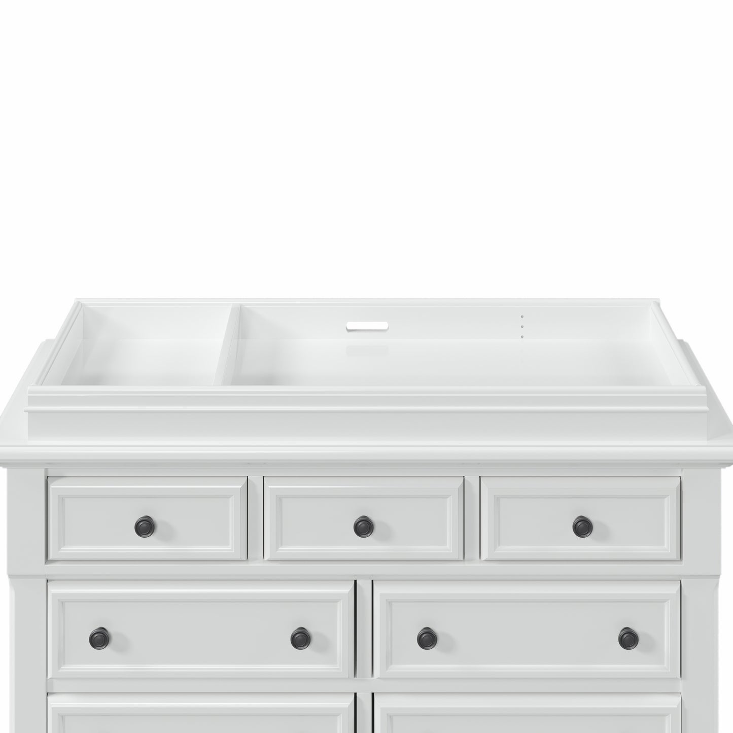 Changing Topper, Removable Changing Tray, White