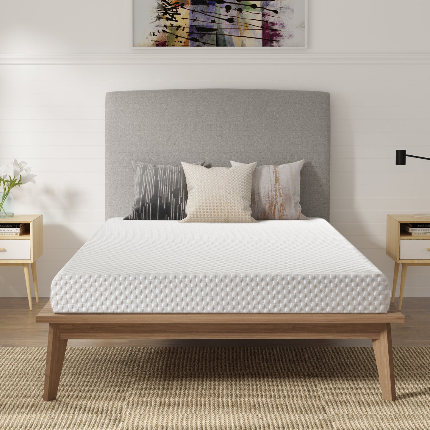 6 Inches Gel Memory Foam Mattress Made in US(King)