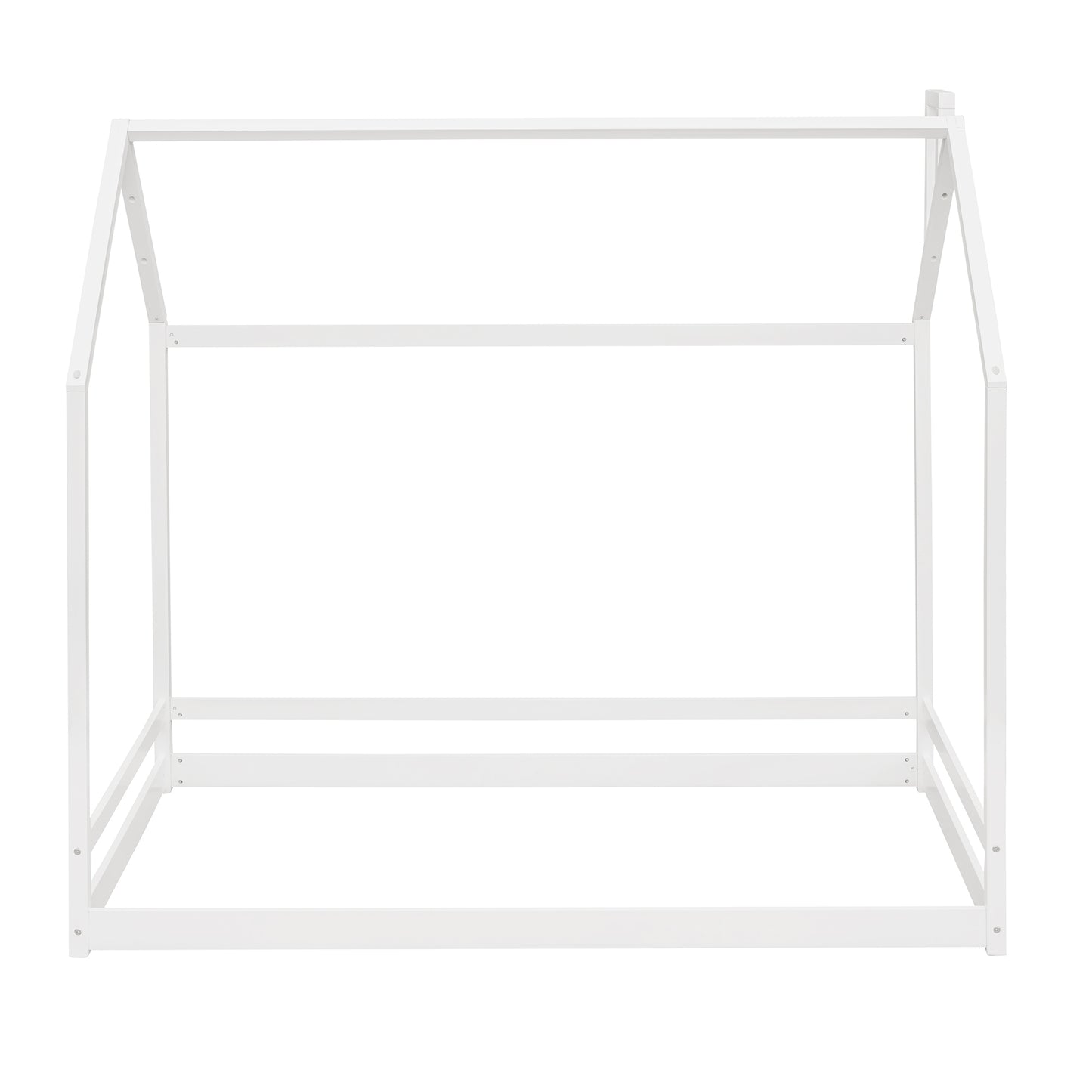 Twin Size House Bed Wood Bed, White(OLD SKU:WF281435AAK)