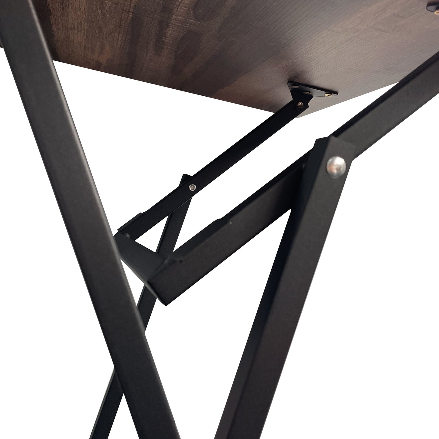 No Assembly Required TV Trays for Eating Set of 4 with Stand,Folding Snack Tray Table Set,Folding TV Dining Tables for Small Space