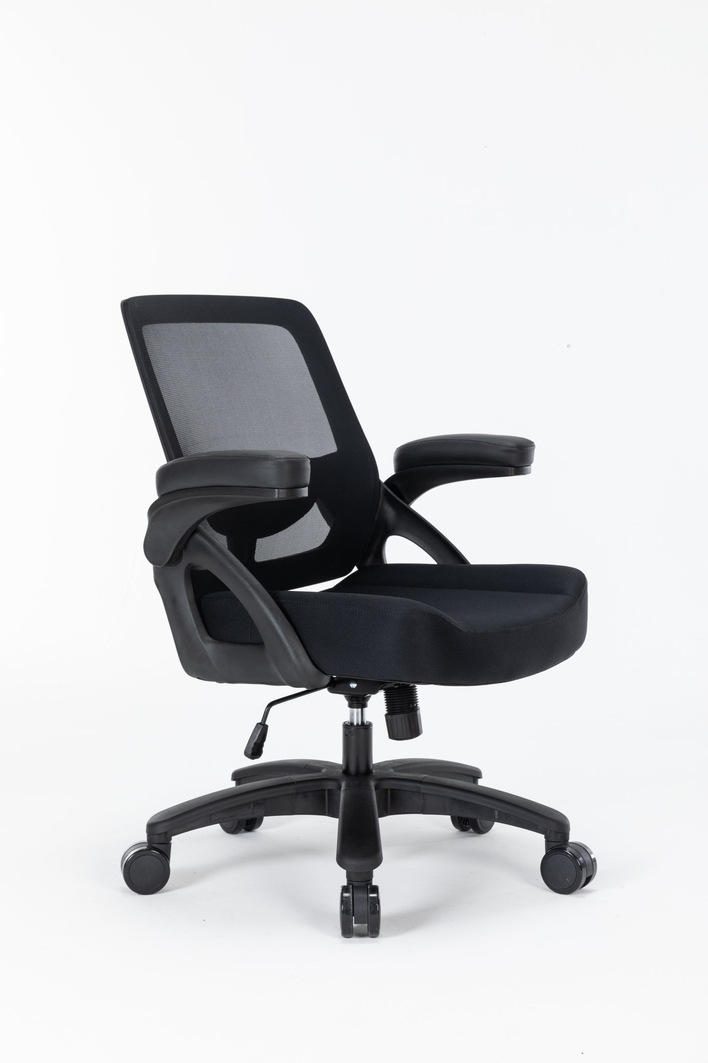 Big and Tall Office Chair 400lbs with Flip-up Arms, Mesh Ergonomic Heavy Duty Computer Chair Desk Chair Wide Seat, Executive Swivel Task Rolling Chairs for Heavy People