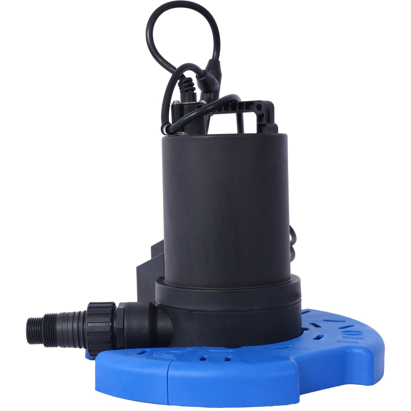 1/3 HP Automatic Swimming Pool Cover Pump 120 V Submersible with 3/4 Check Valve Adapter 2500 GPH Water Removal for Pool, Hot Tubs, Rooftops, Water Beds and more