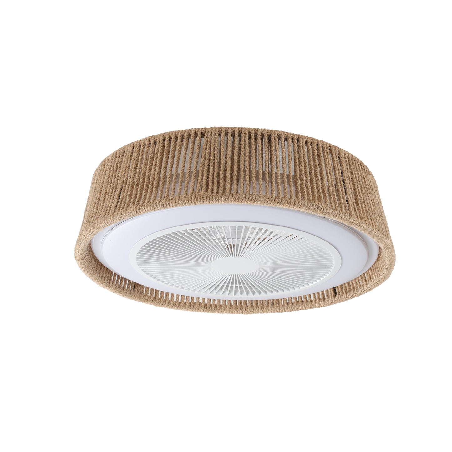 Bohemian style LED Dimmable Ceiling Light With Built-In Fan - Remote Control