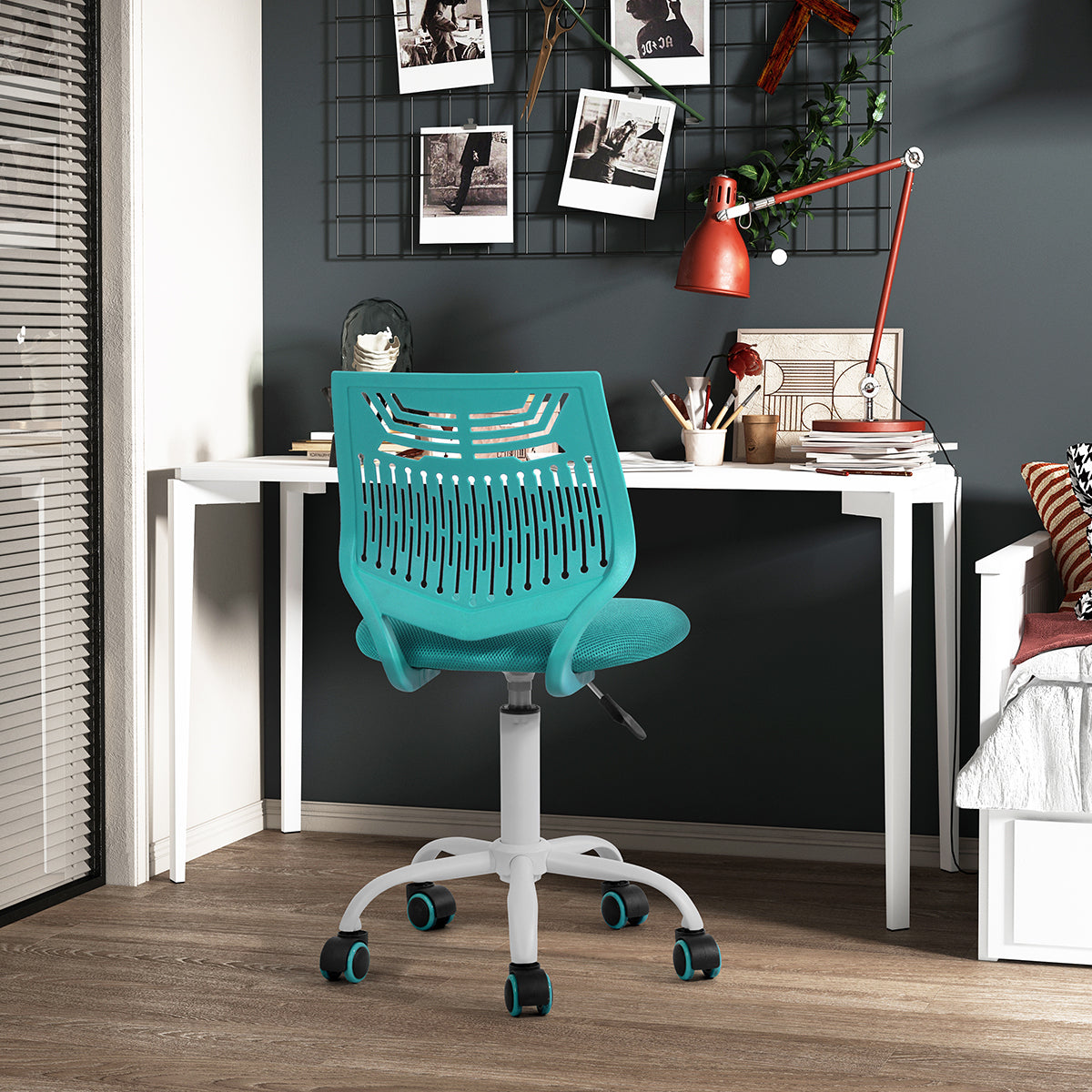 Plastic Task Chair/ Office Chair - AQUA
