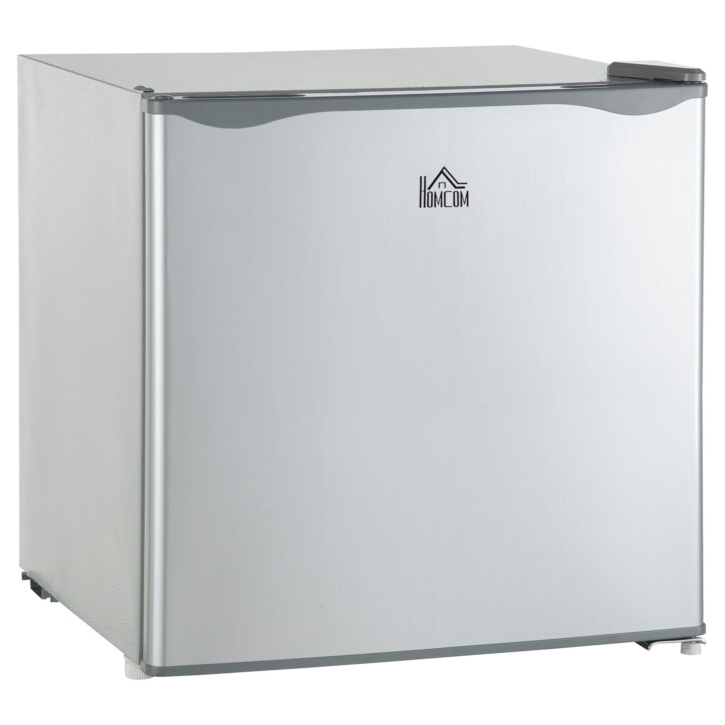 HOMCOM Mini Freezer Countertop, 1.1 Cu.Ft Compact Upright Freezer with Removable Shelves, Reversible Door for Home, Dorm, Apartment and Office, gray