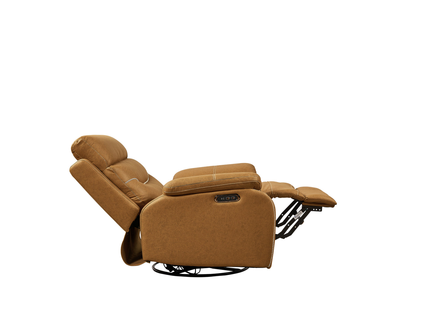Liyasi Dual OKIN Motor Rocking and 240 Degree Swivel Single Sofa Seat recliner Chair  Infinite Position  ,Head rest with power function