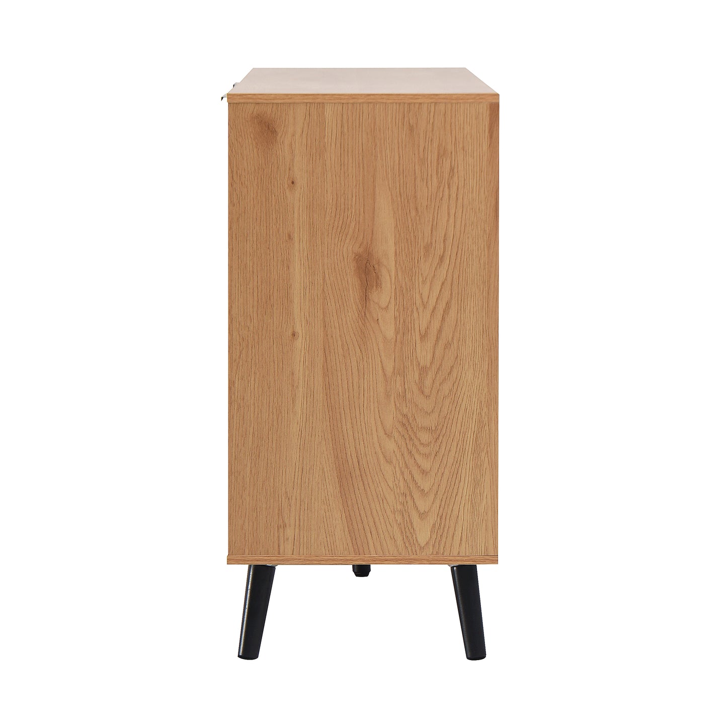 Sideboard Buffet Cabinet with Storage, Wood Coffee Bar Cabinet, 47.2" Kitchen Cabinet with 3 Drawers & 2 Doors, Kitchen Buffet Cabinet Cupboard Natural Wood Color
