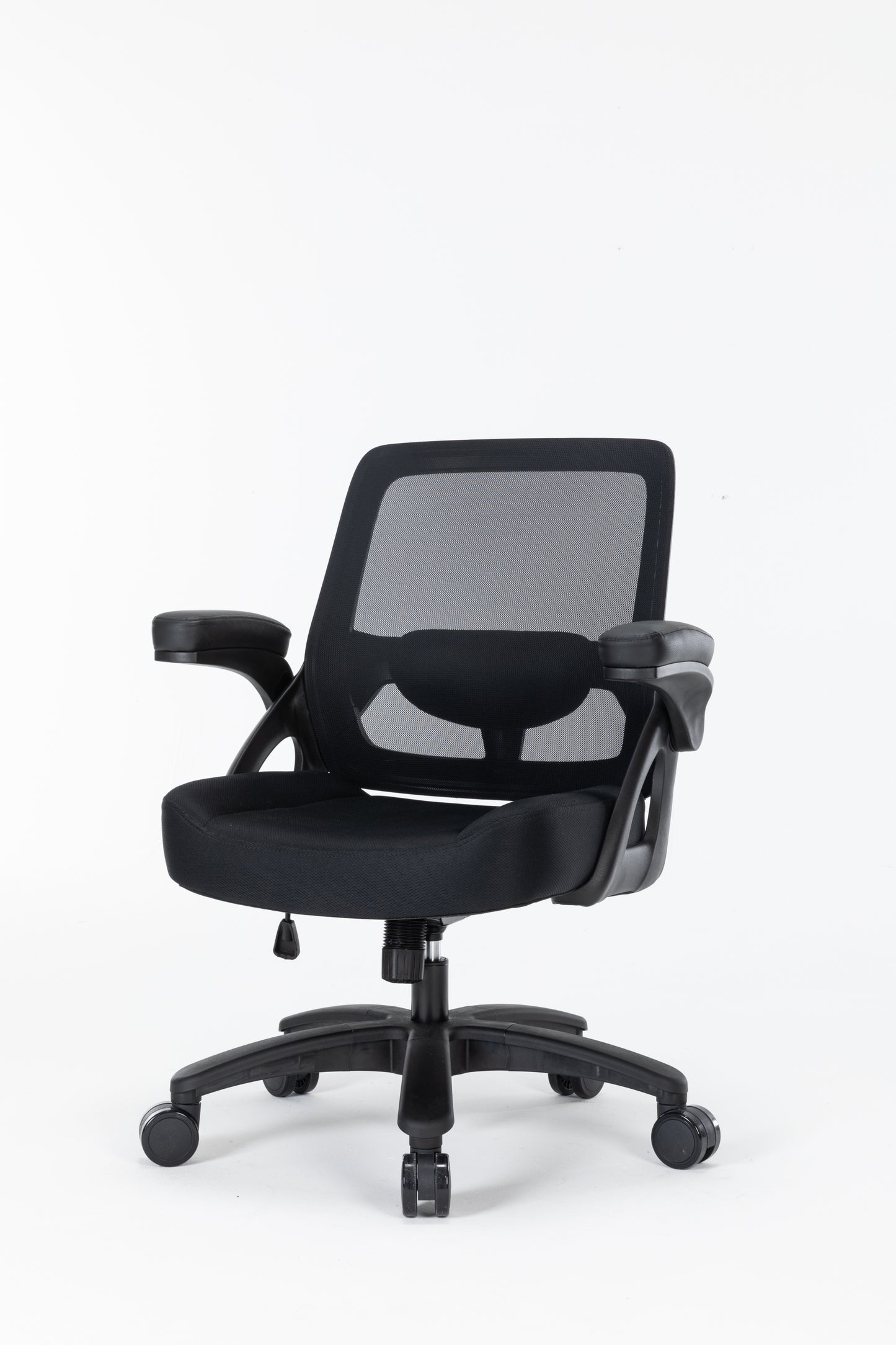 Big and Tall Office Chair 400lbs with Flip-up Arms, Mesh Ergonomic Heavy Duty Computer Chair Desk Chair Wide Seat, Executive Swivel Task Rolling Chairs for Heavy People