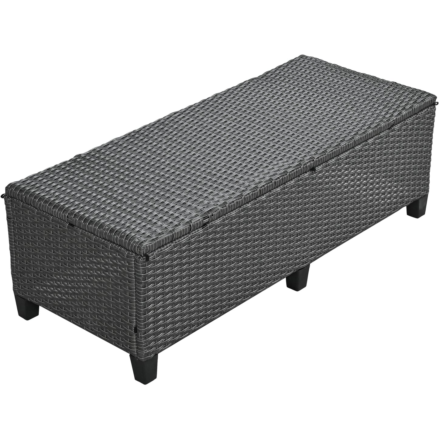 TOMAX 5-Piece Outdoor Patio Rattan Sofa Set, Sectional PE Wicker L-Shaped Garden Furniture Set with 2 Extendable Side Tables, Dining Table and Washable Covers for Backyard, Poolside, Indoor, Gray