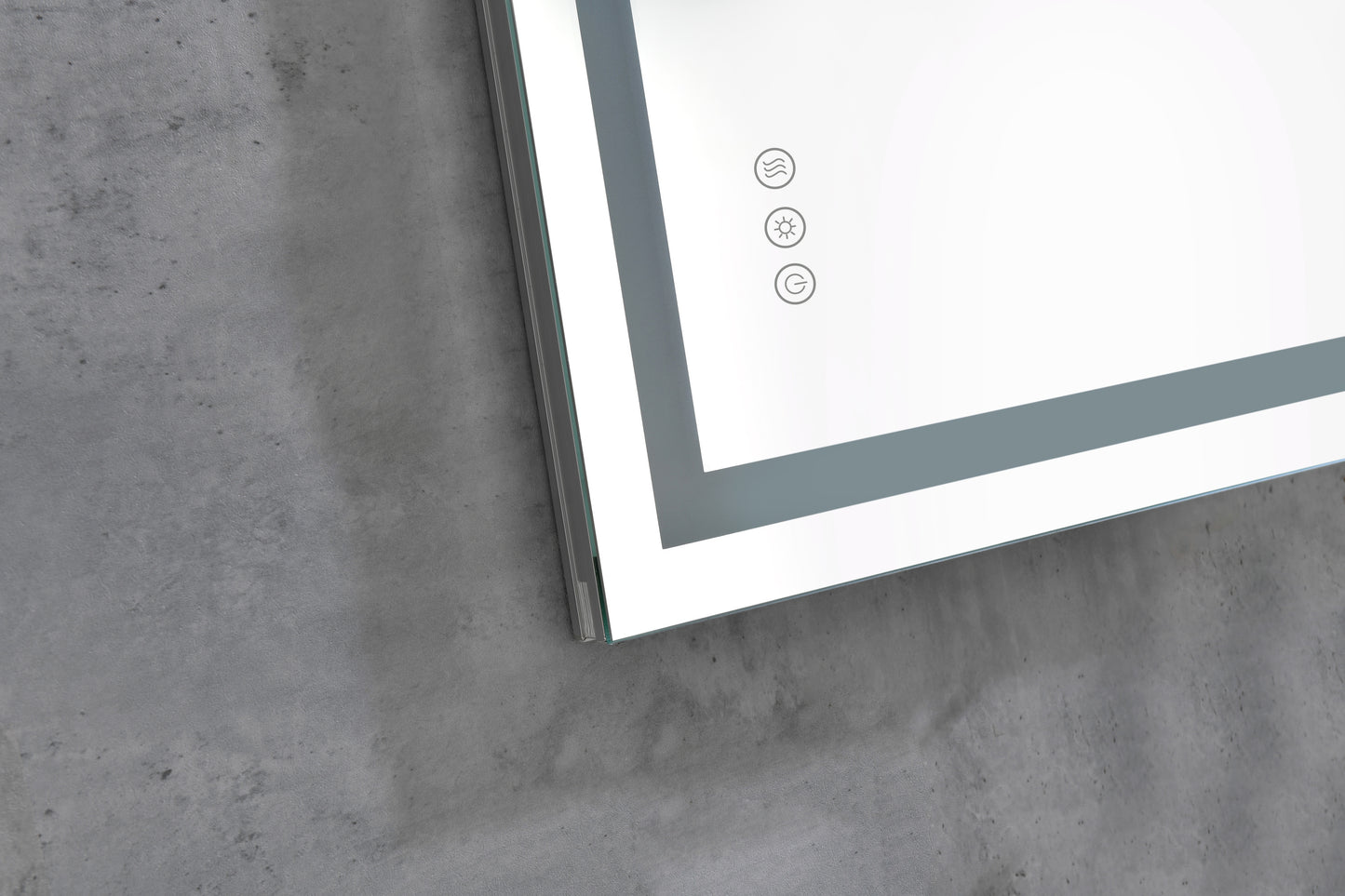 LED Bathroom Mirror32   "x  24 " with Front and Backlight, Large Dimmable Wall Mirrors with Anti-Fog, Shatter-Proof, Memory, 3 Colors, LED Vanity Mirror