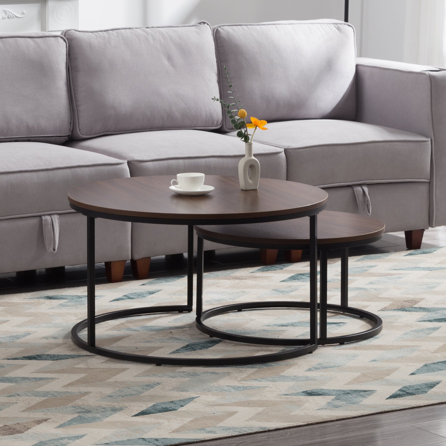 Nesting Round Coffee Table